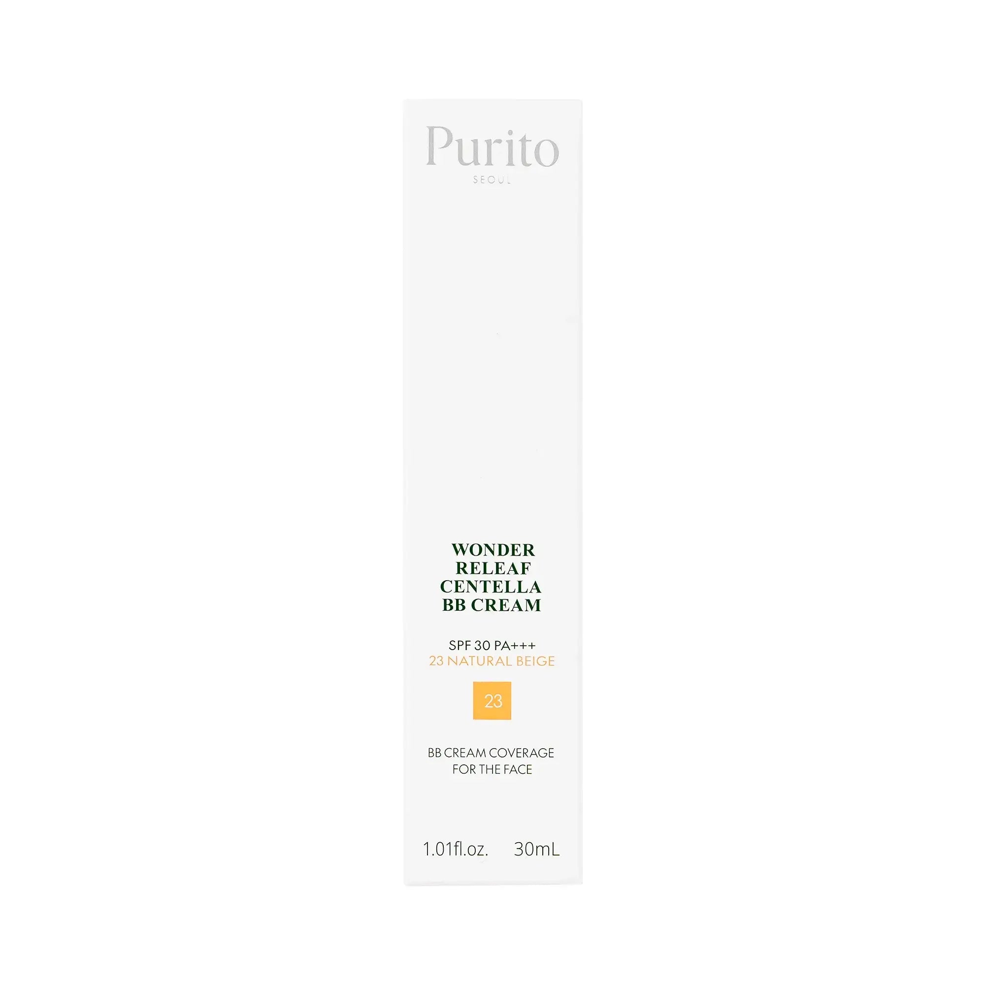 61458-Purito Wonder Releaf Centella BB Cream 30ml-23 Natural Beige +4