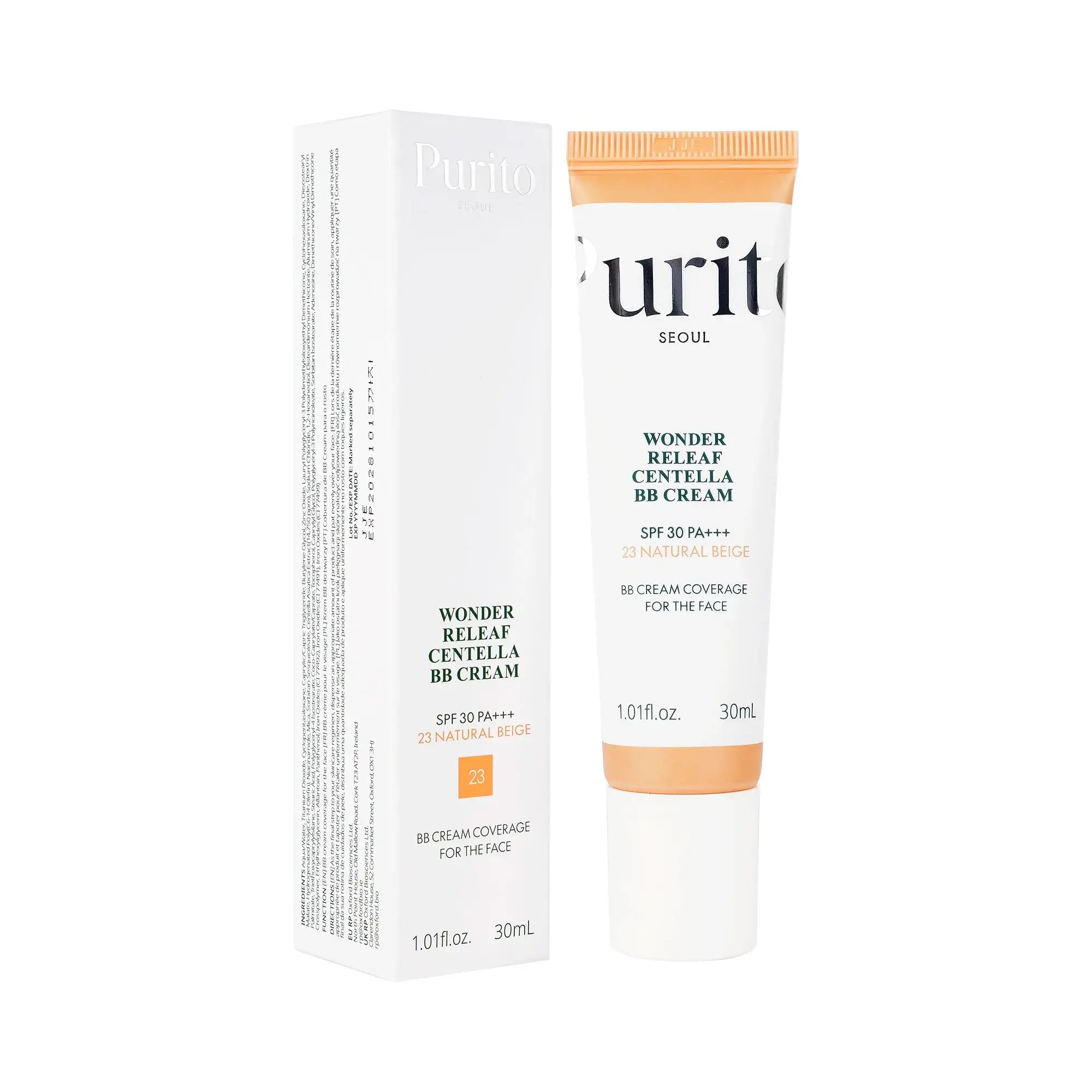 61458-Purito Wonder Releaf Centella BB Cream 30ml-23 Natural Beige +3