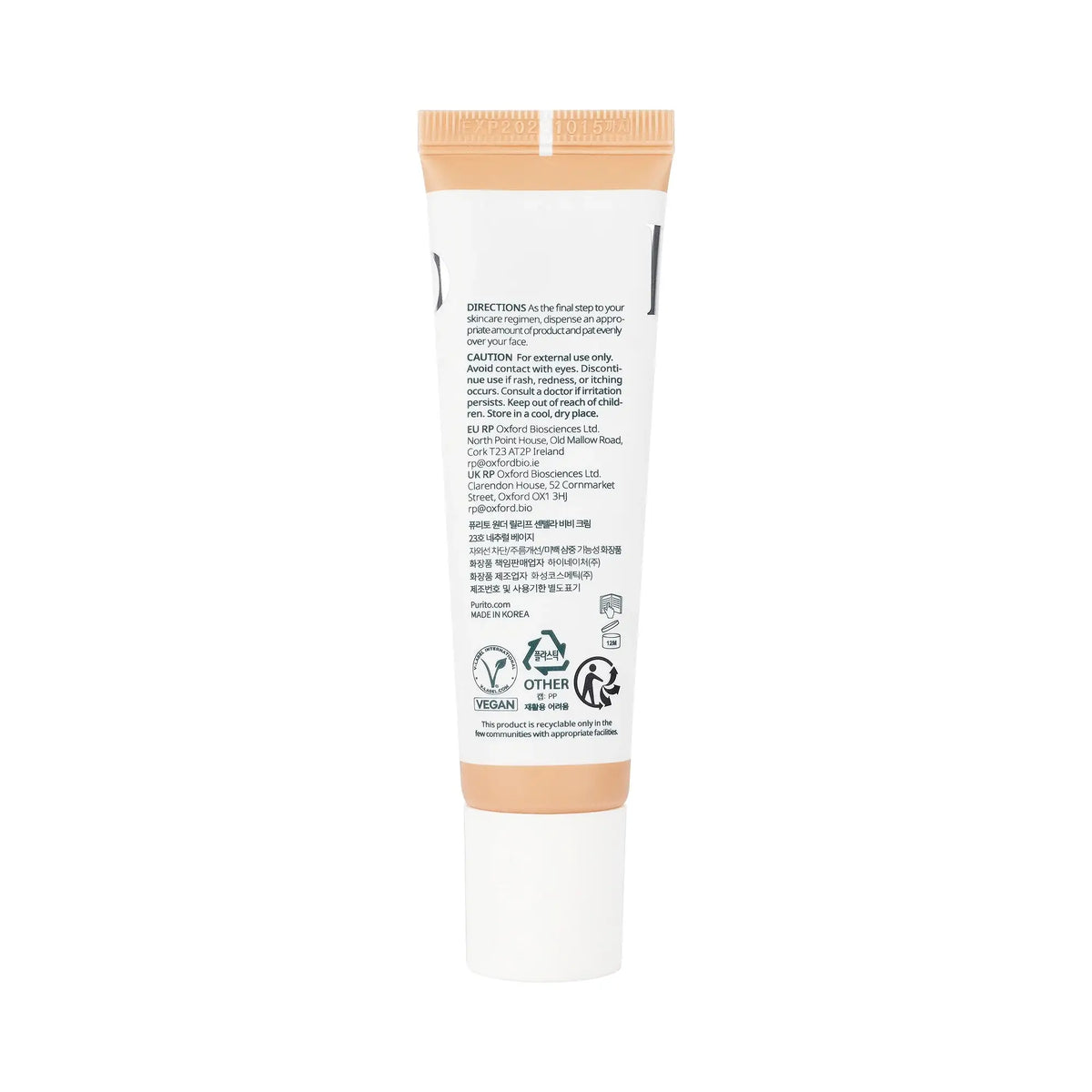61458-Purito Wonder Releaf Centella BB Cream 30ml-23 Natural Beige +1
