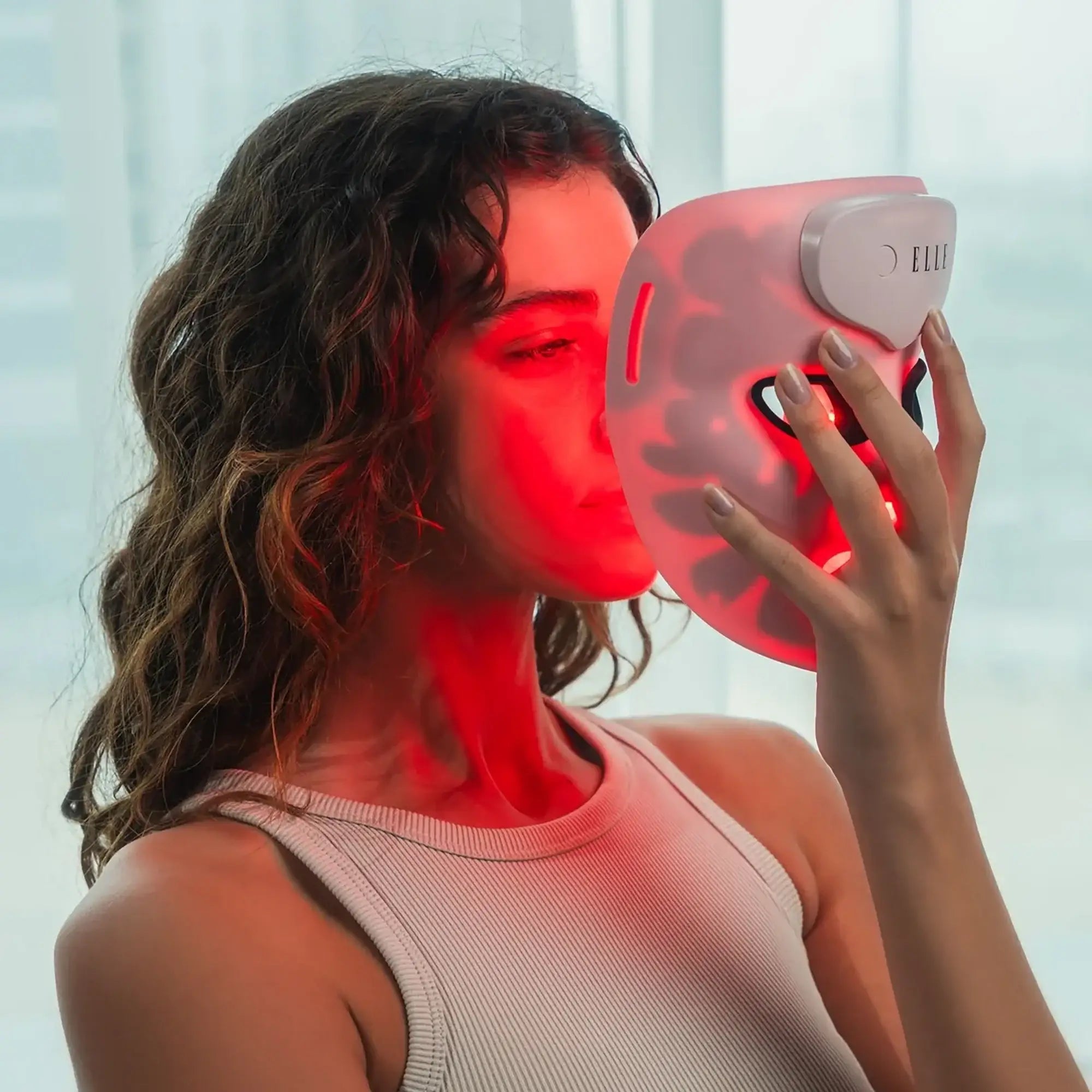 61464-Elle Led Mask Radiance Boost Pro Facewear Pink Colour +9