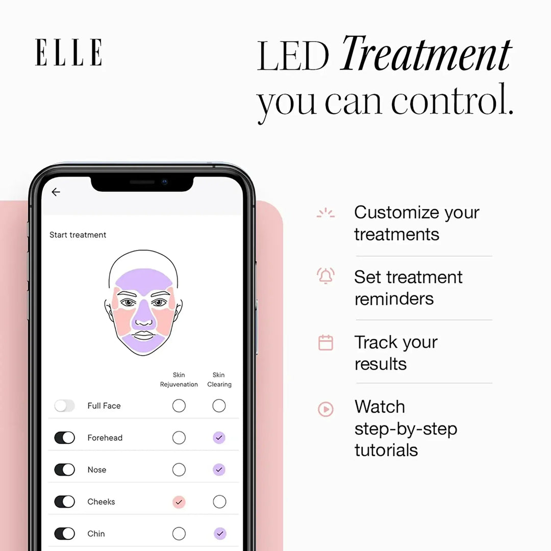 61464-Elle Led Mask Radiance Boost Pro Facewear Pink Colour +6