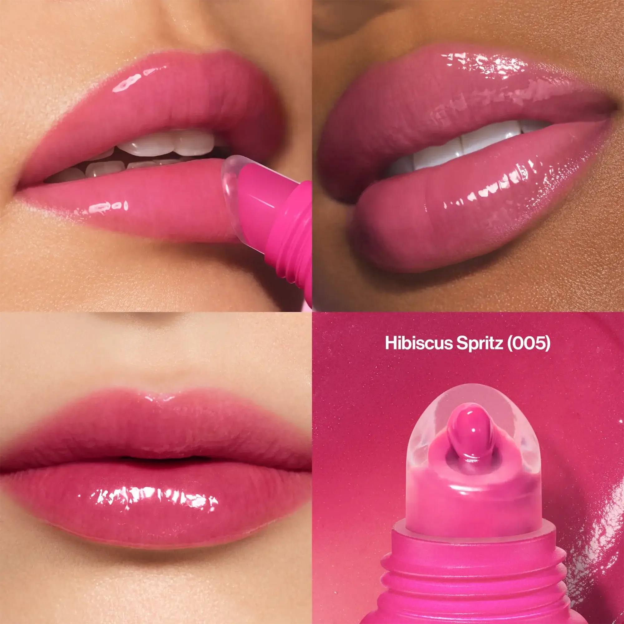 61468-Revlon Glimmer Lip Treat Balm+Mask 12ml-005 Hibiscus Spritz +3
