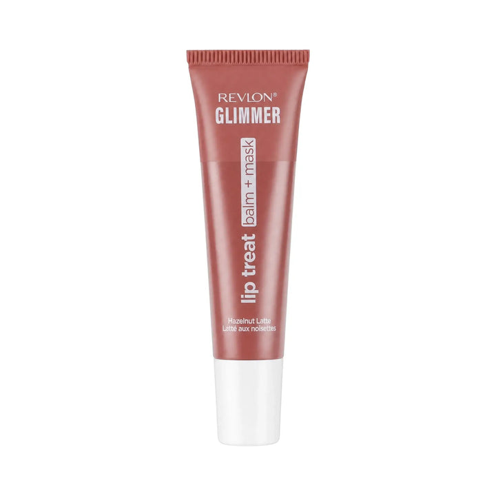 61471-Revlon Glimmer Lip Treat Balm+Mask 12ml-006 Hazelnut Latte +2