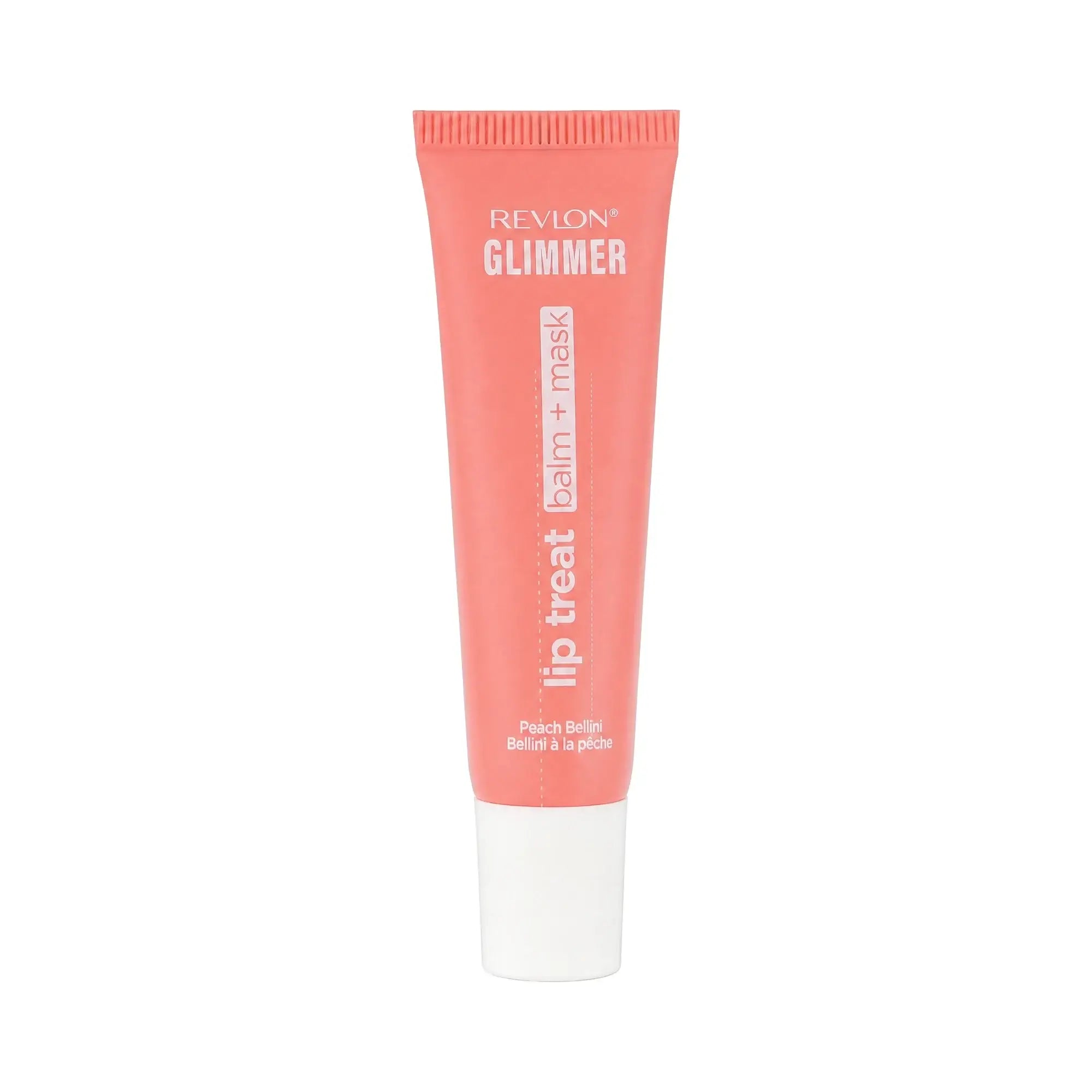 61472-Revlon Glimmer Lip Treat Balm+Mask 12ml-003 Peach Bellini