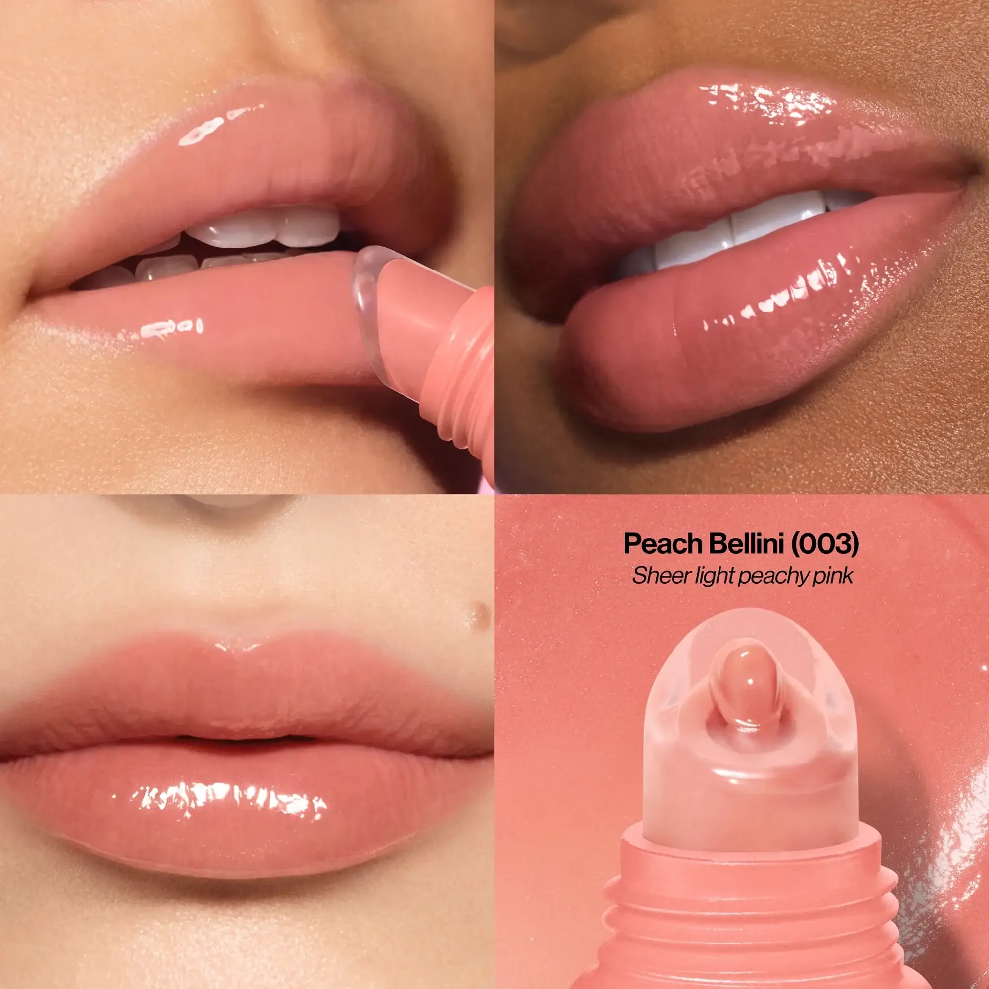 61472-Revlon Glimmer Lip Treat Balm+Mask 12ml-003 Peach Bellini +3