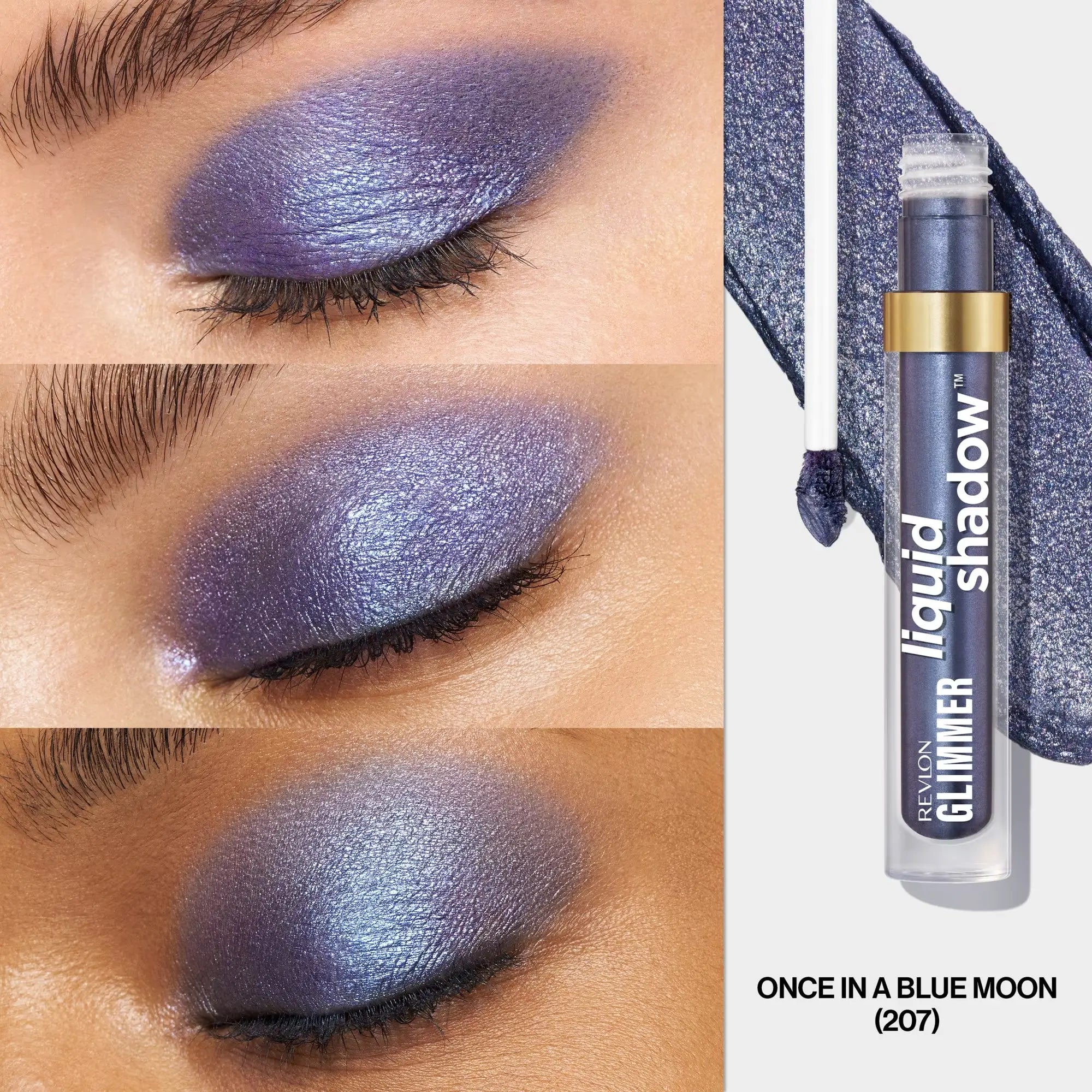 61475-Revlon Glimmer Liquid Shadow 207-Once In A Blue Moon