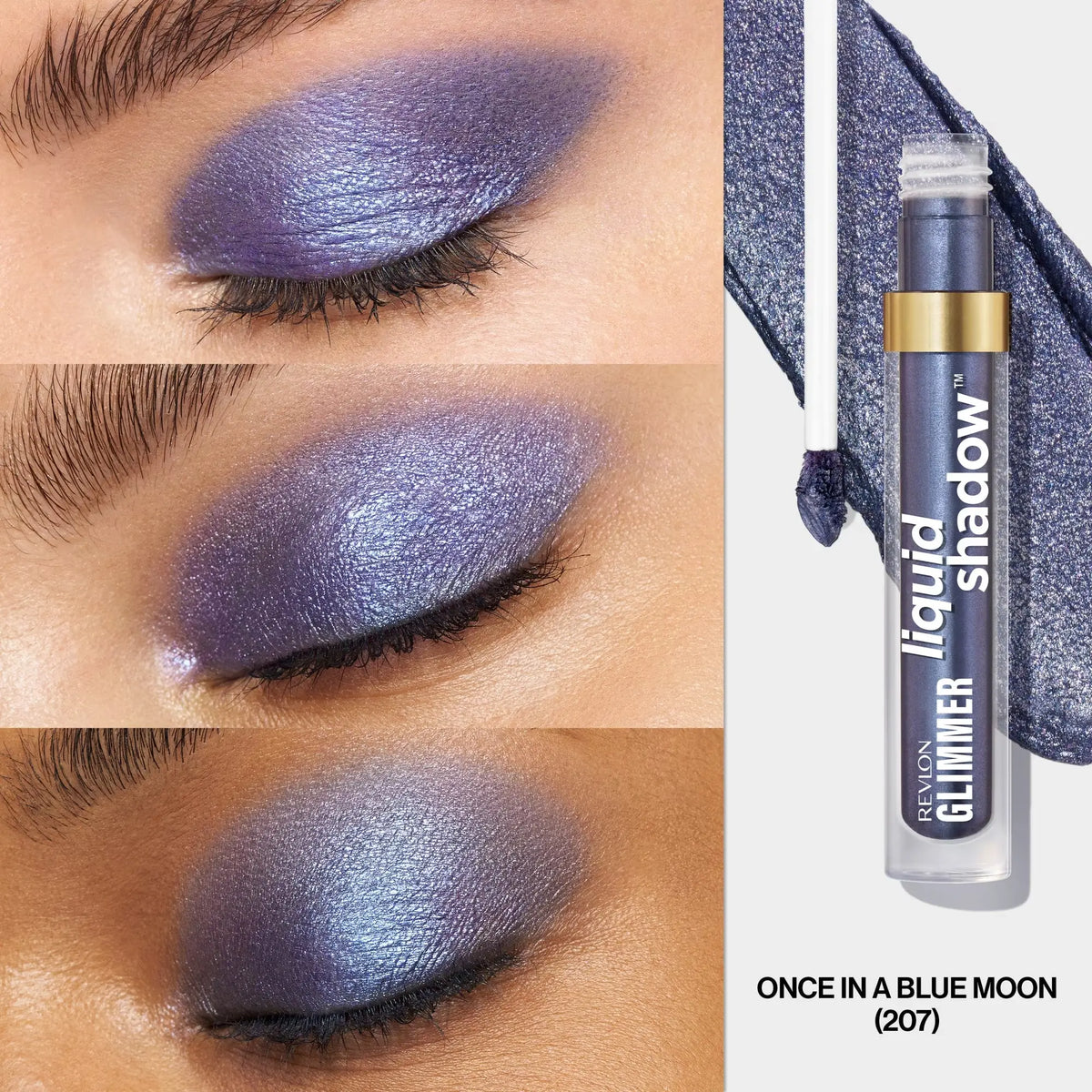 61475-Revlon Glimmer Liquid Shadow 207-Once In A Blue Moon