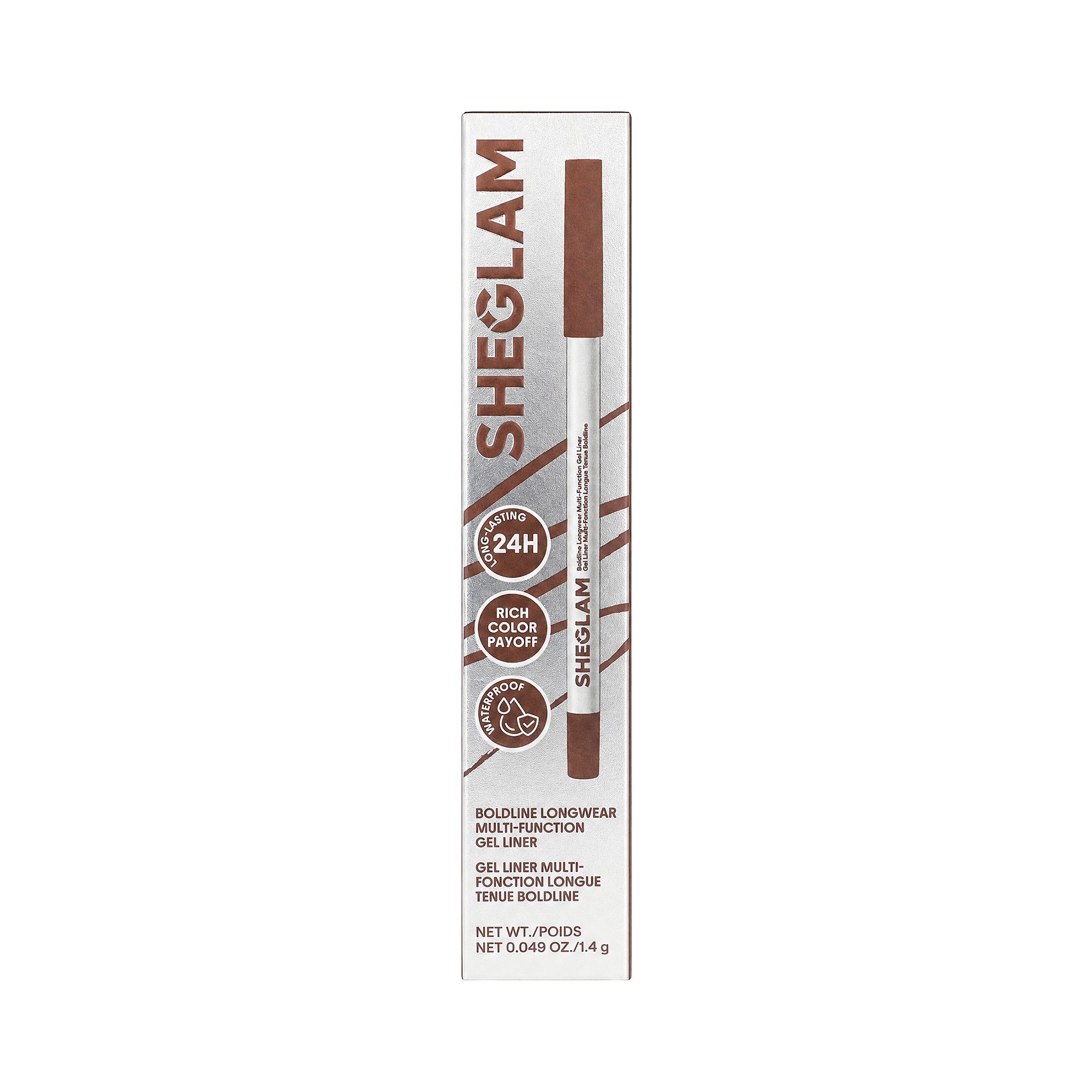 61485-Sheglam Boldline Longwear Multi-Function Gel Liner-Chocolate