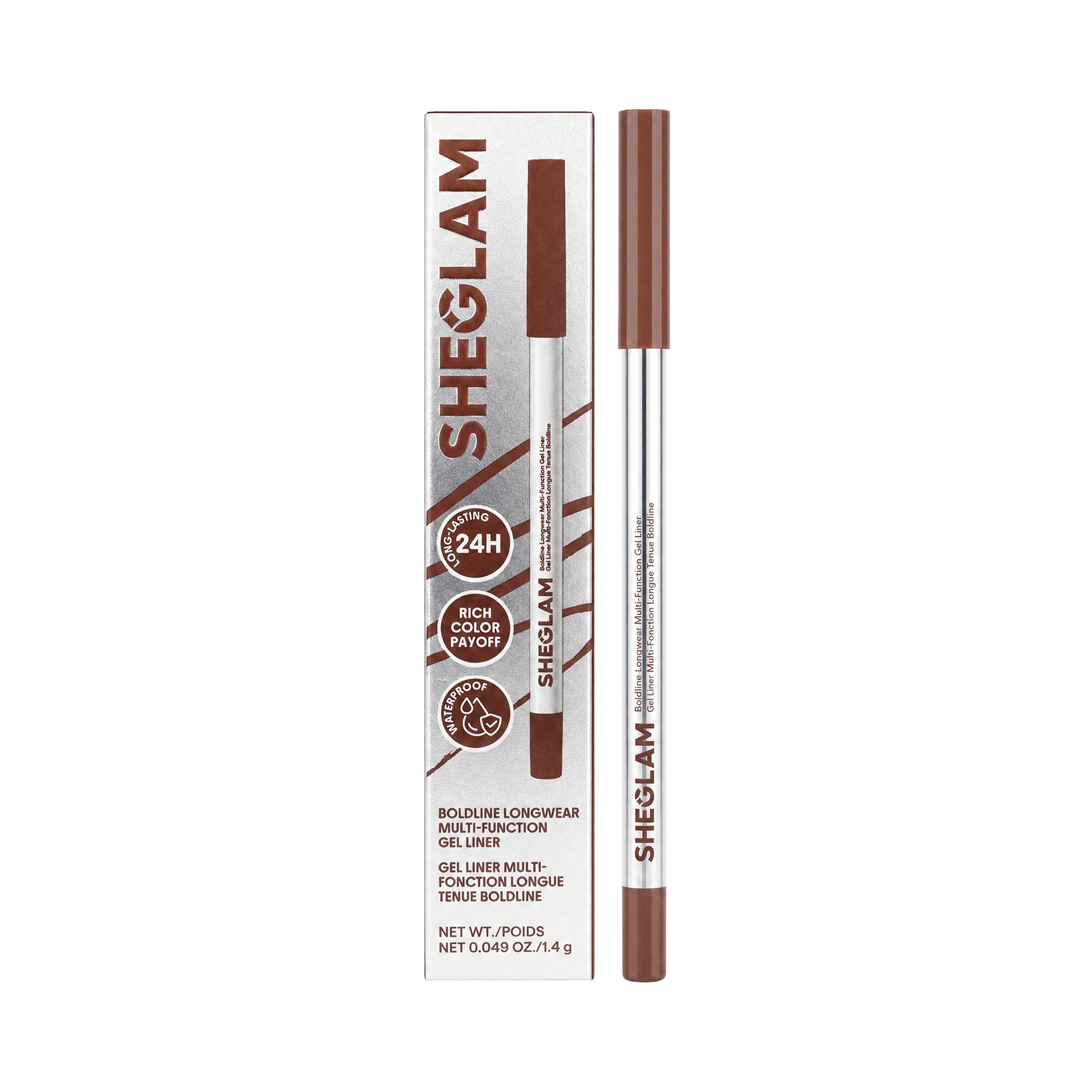 61485-Sheglam Boldline Longwear Multi-Function Gel Liner-Chocolate +5