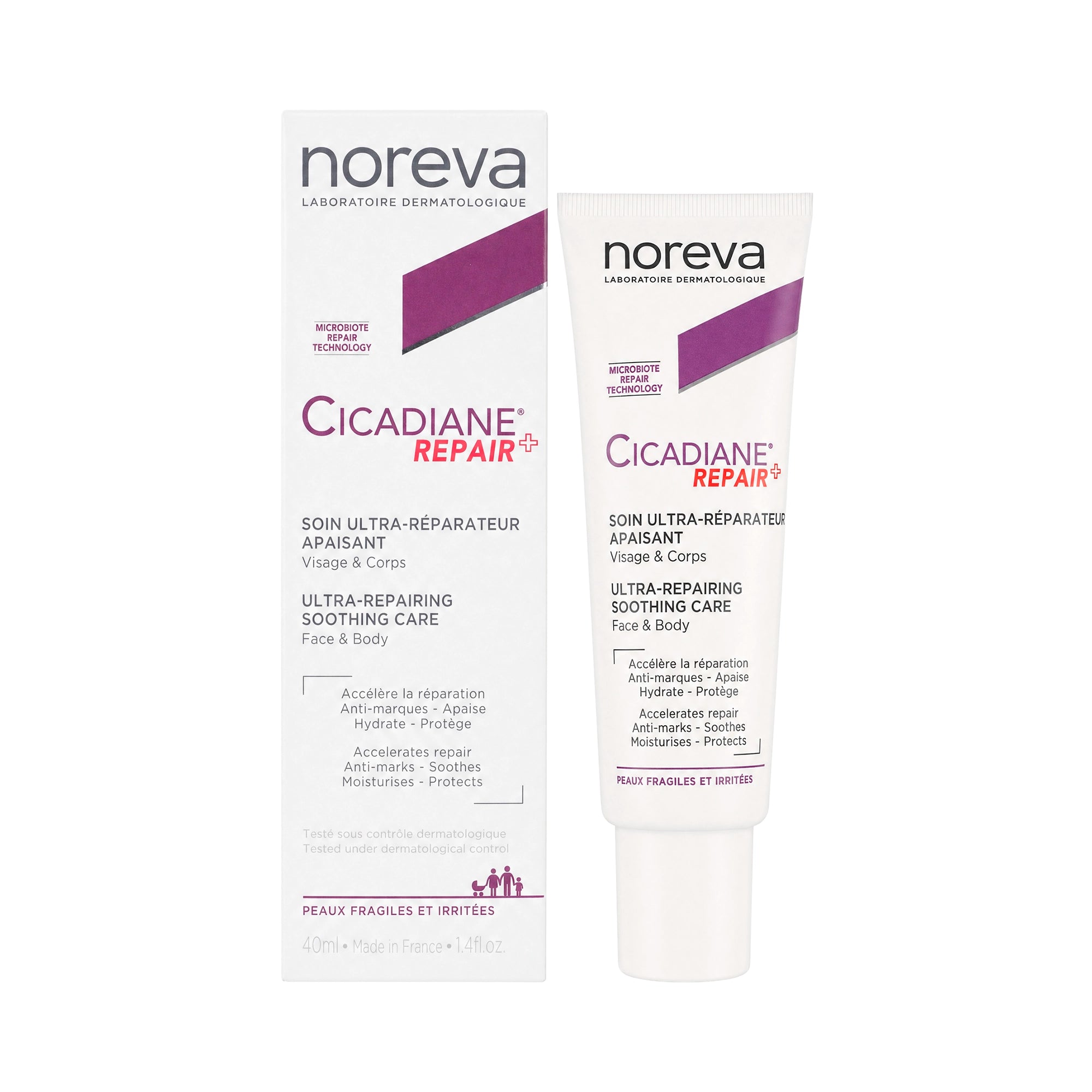 Noreva Cicadiane Repair+ Soothing Repairing Cream 40ml