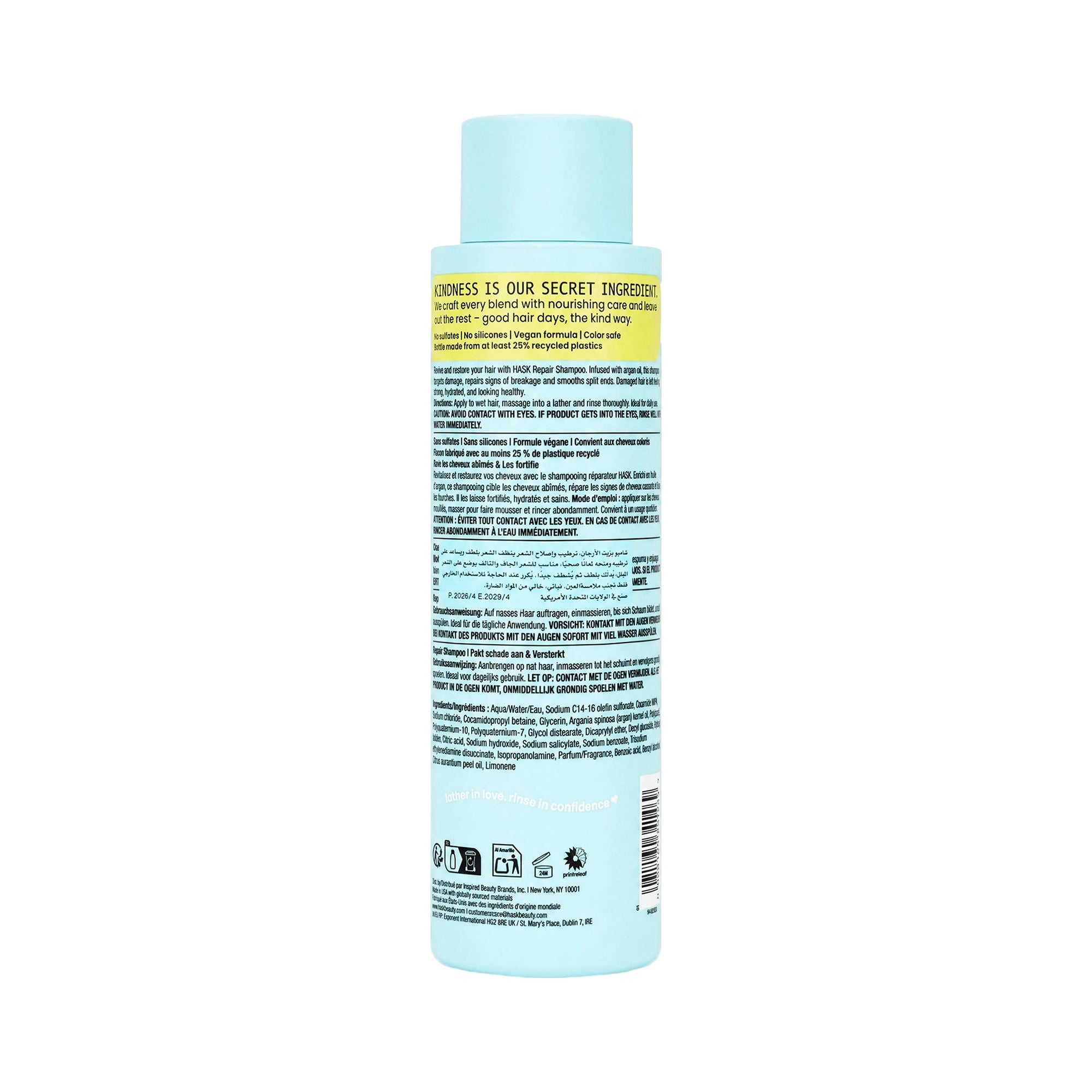 61494-Hask Repair + Argan Oil Shampoo 473ml +1