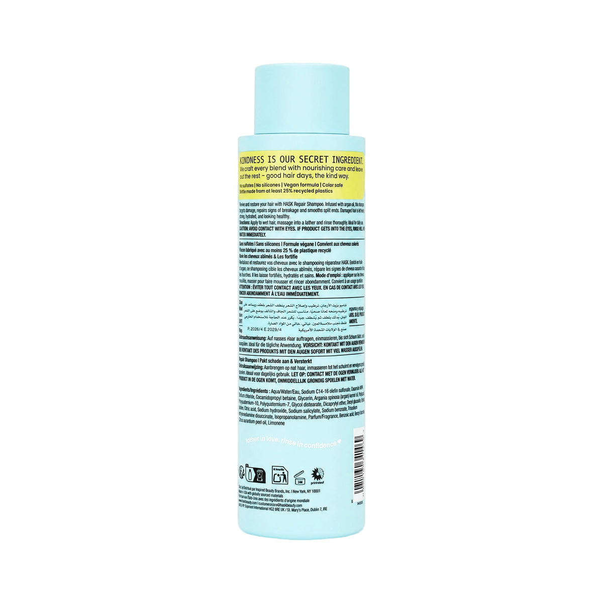 61494-Hask Repair + Argan Oil Shampoo 473ml +1