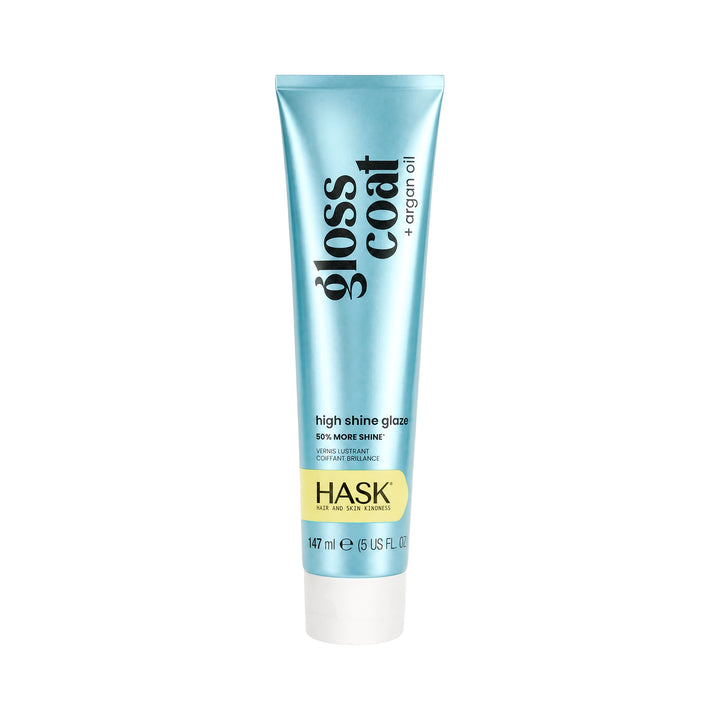 61503-Hask Gloss Coat + Argan Oil High Shine Glaze 147ml
