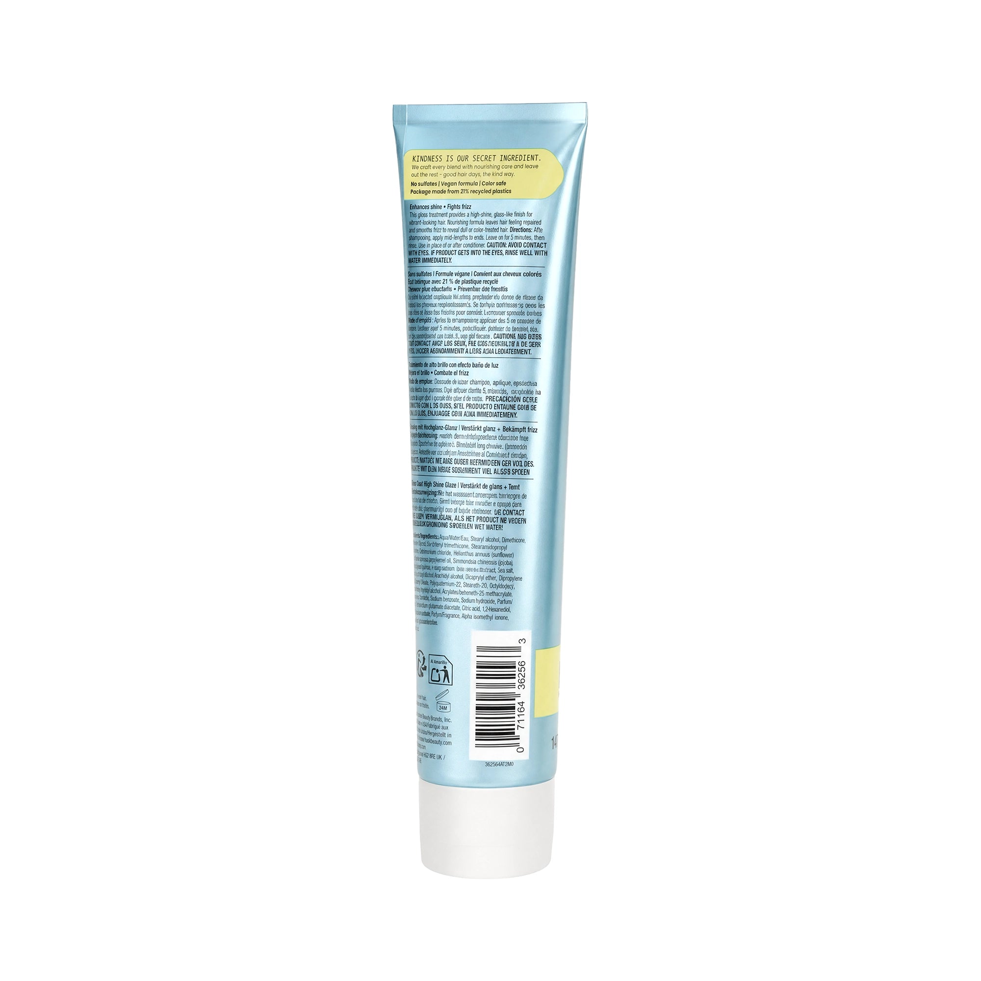 61503-Hask Gloss Coat + Argan Oil High Shine Glaze 147ml +2