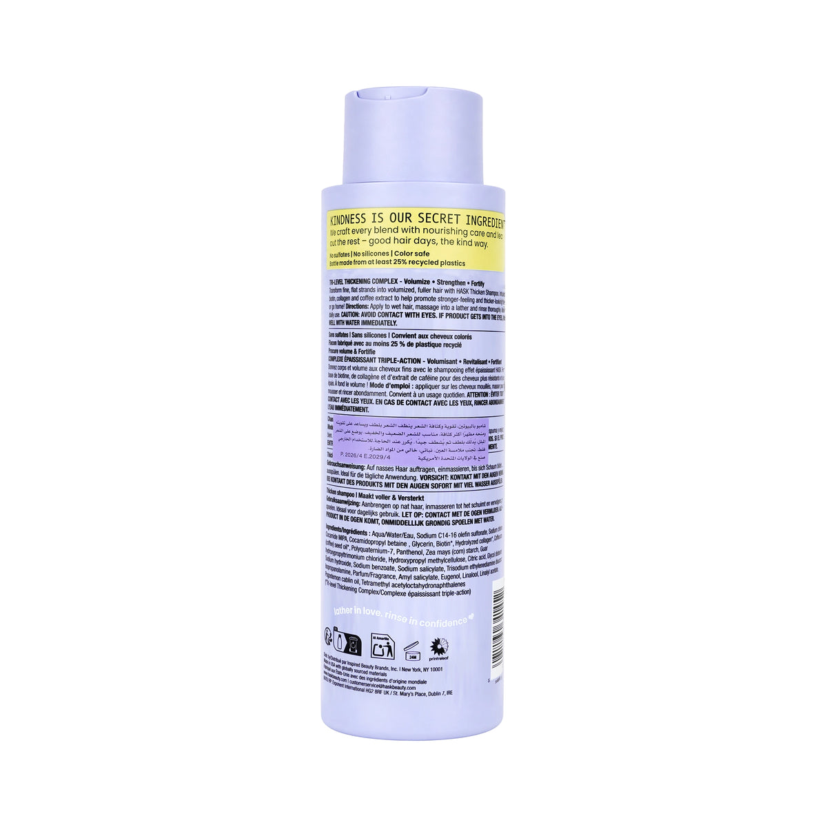 61504-Hask Thicken + Biotin & Collagen Shampoo 473ml +1