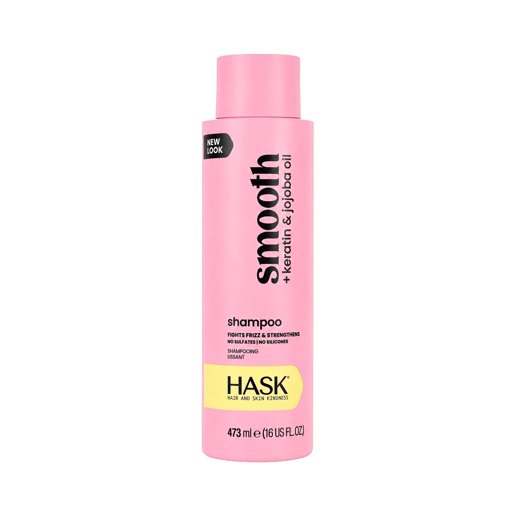 61507-Hask Smooth + Keratin & Jojoba Oil Shampoo 473ml