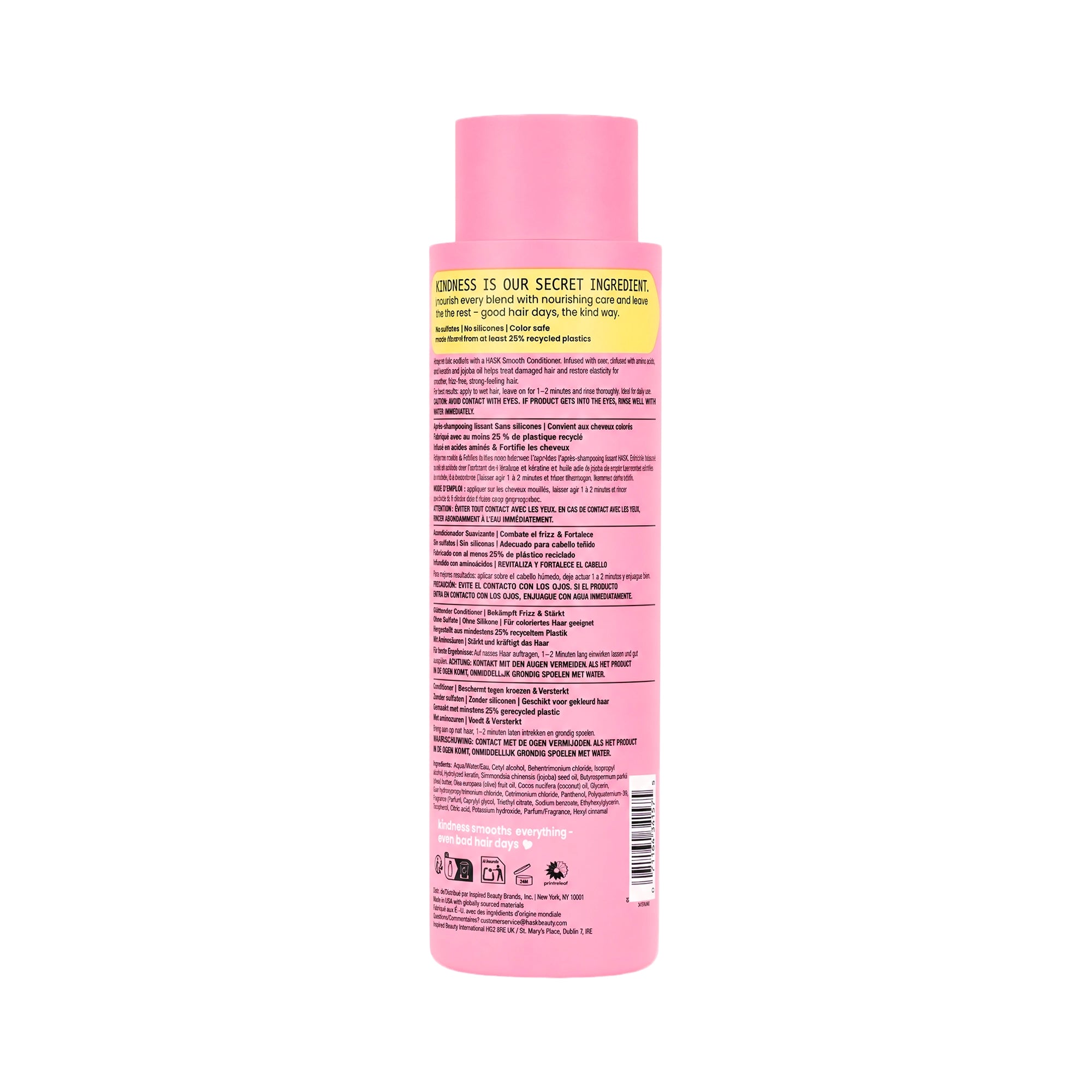 61508-Hask Smooth Keratin & Jojoba Oil Conditioner 473ml +1