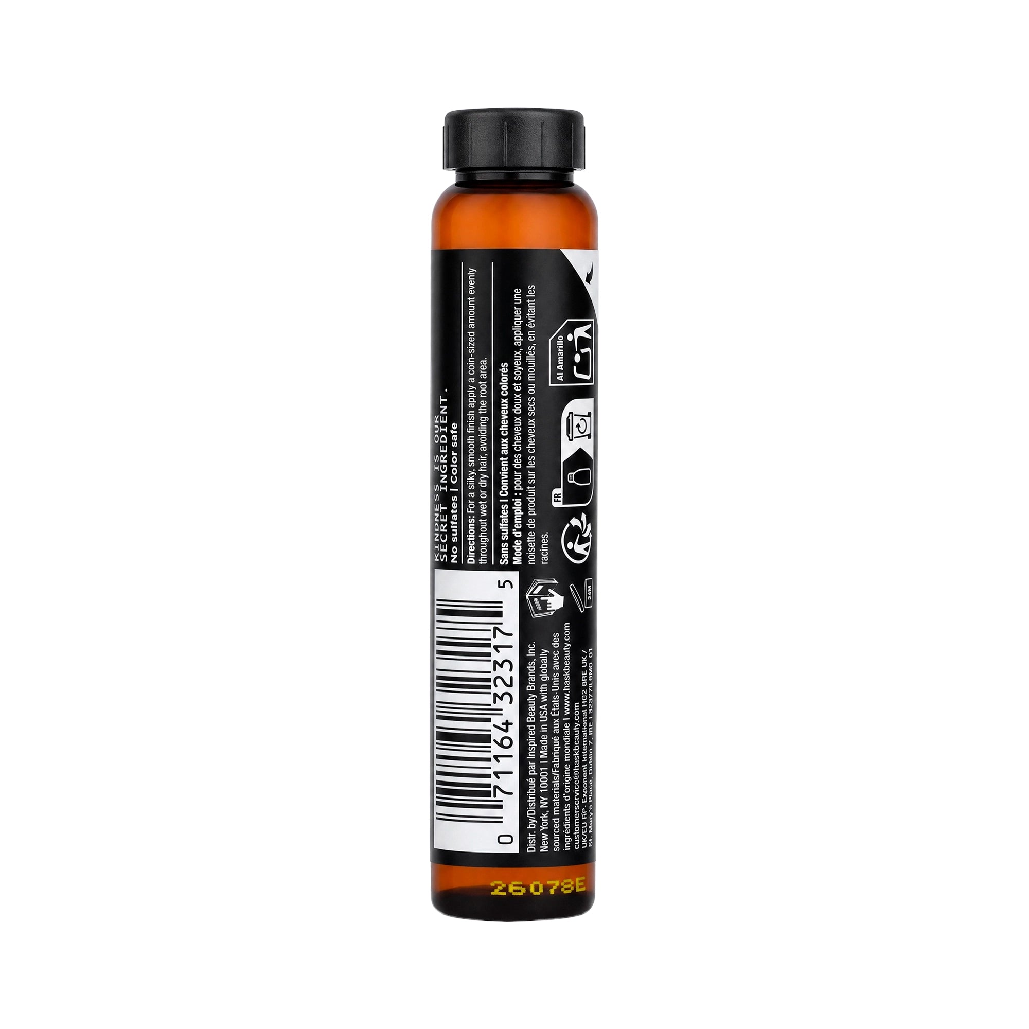 61510-Hask Keratin + Smooth Hair Oil Vial 18ml +1