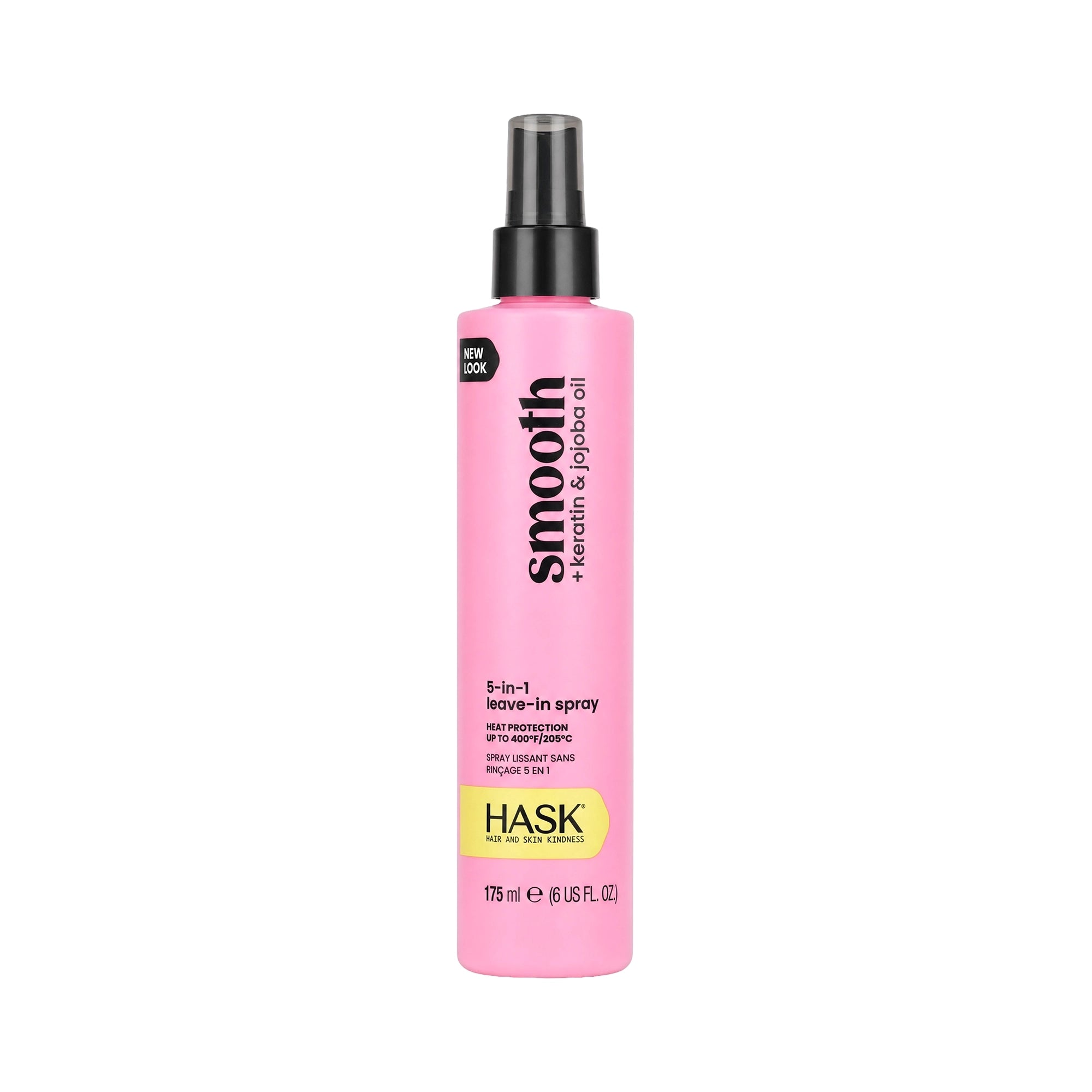 61512-Hask Smooth+Keratin & Jojoba Oil 5-in-1 Leave-In Spray 175ml