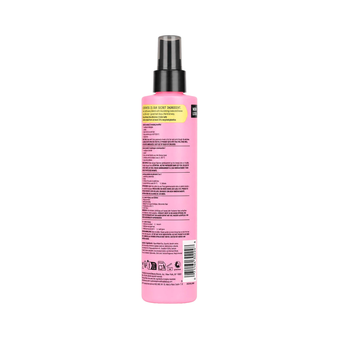 61512-Hask Smooth+Keratin &amp; Jojoba Oil 5-in-1 Leave-In Spray 175ml +2
