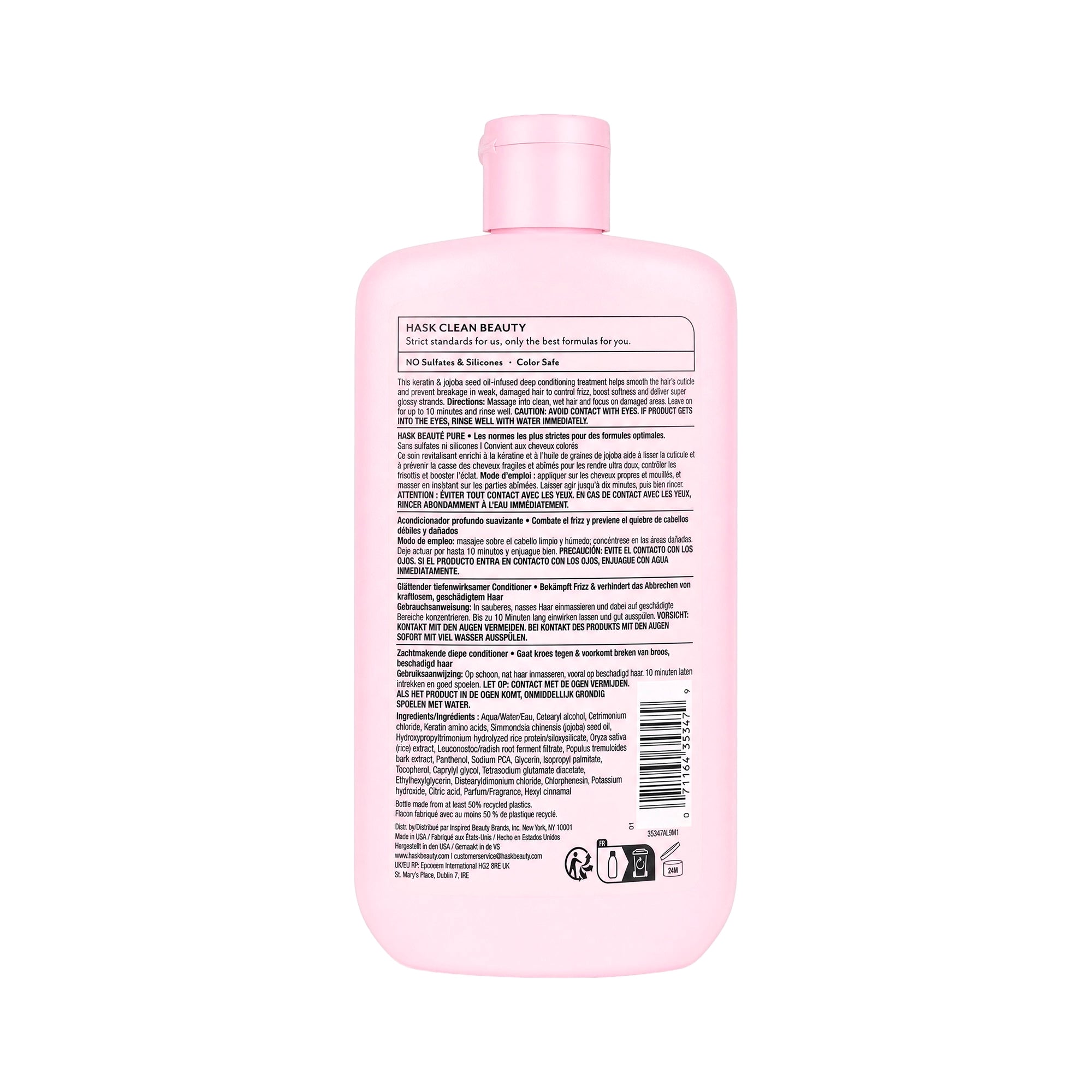 61513-Hask Keratin Smooth Deep Conditioner 236ml +1