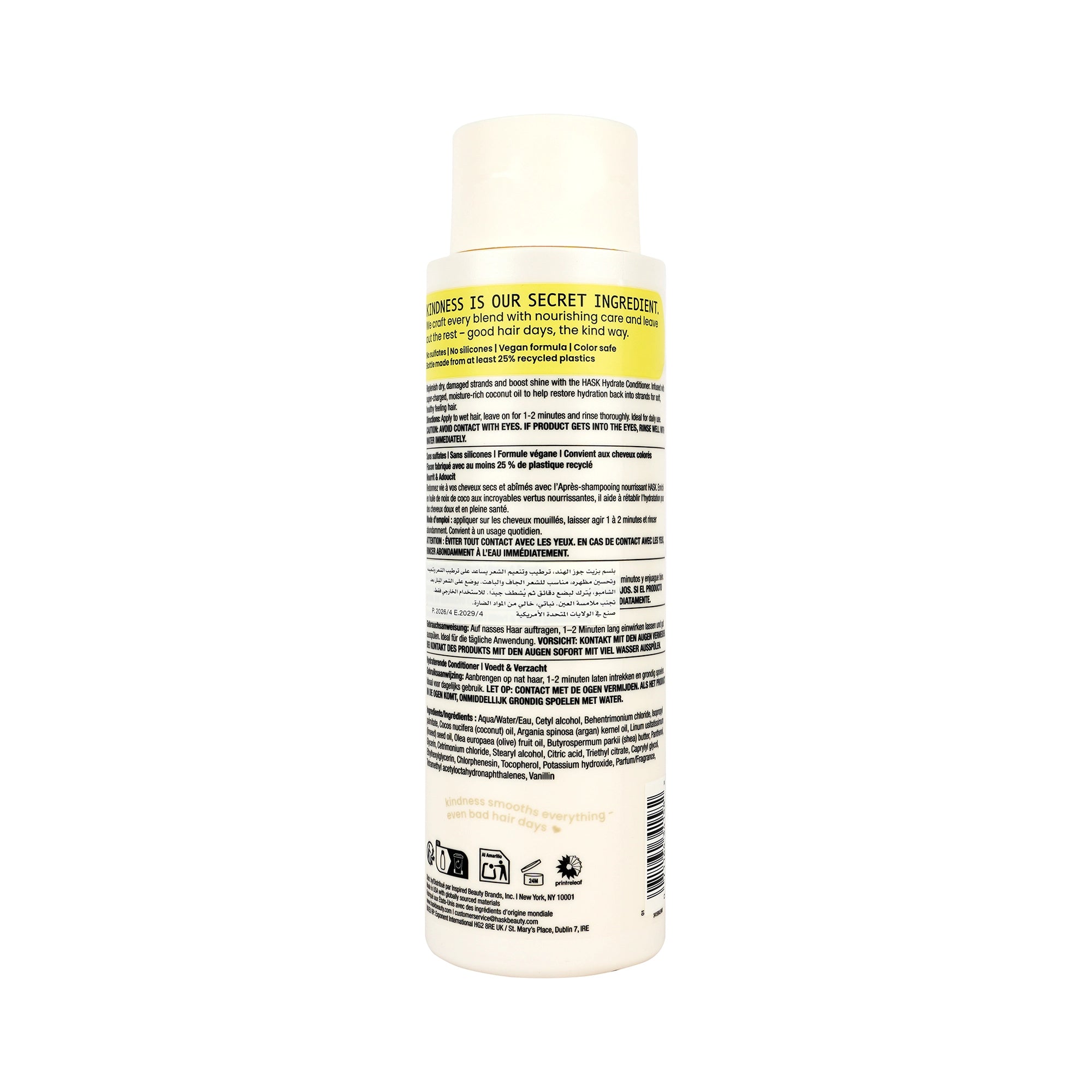 61515-Hask Hydrate + Coconut Oil Conditioner 473ml +2