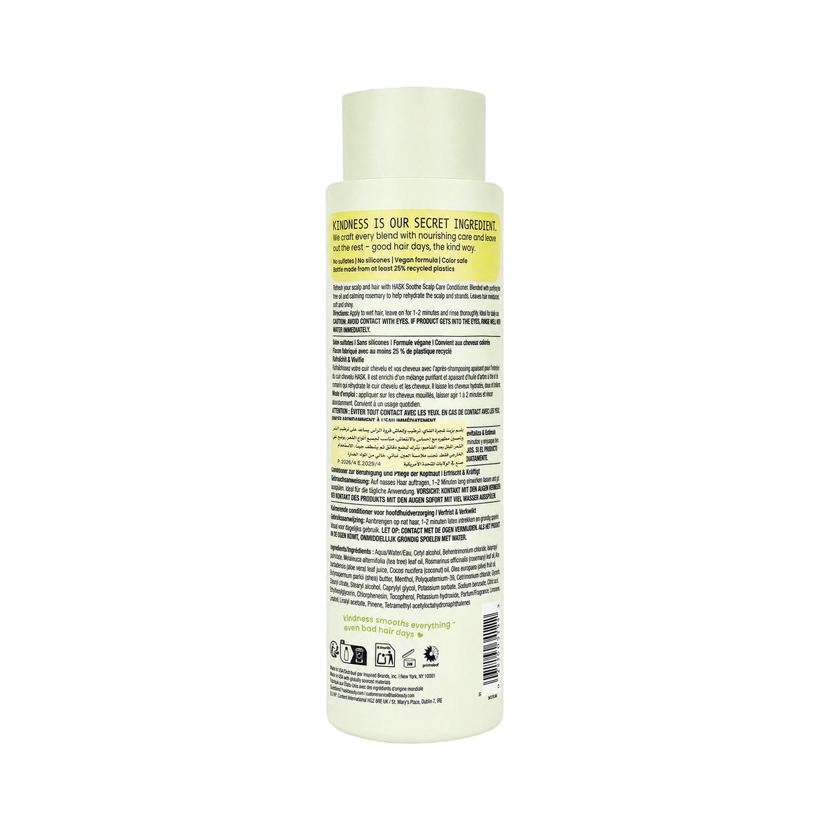61520-Hask Soothe tea tree oil & rosemary Conditioner 473ml +1