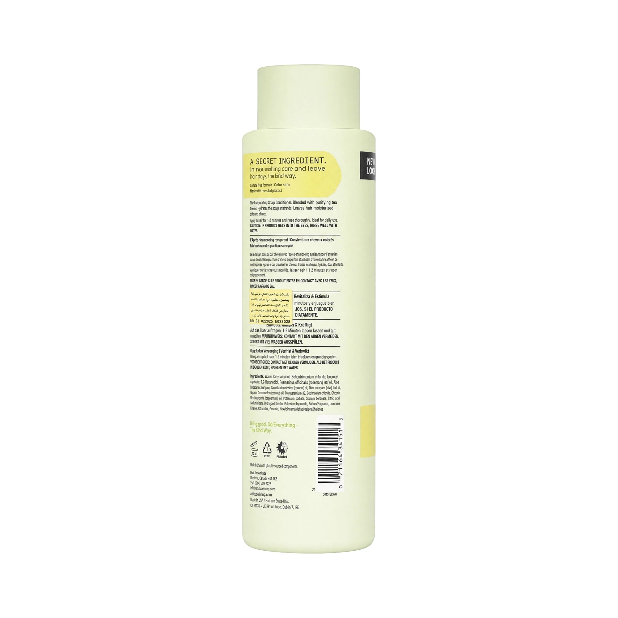 61520-Hask Soothe tea tree oil & rosemary Conditioner 473ml +2