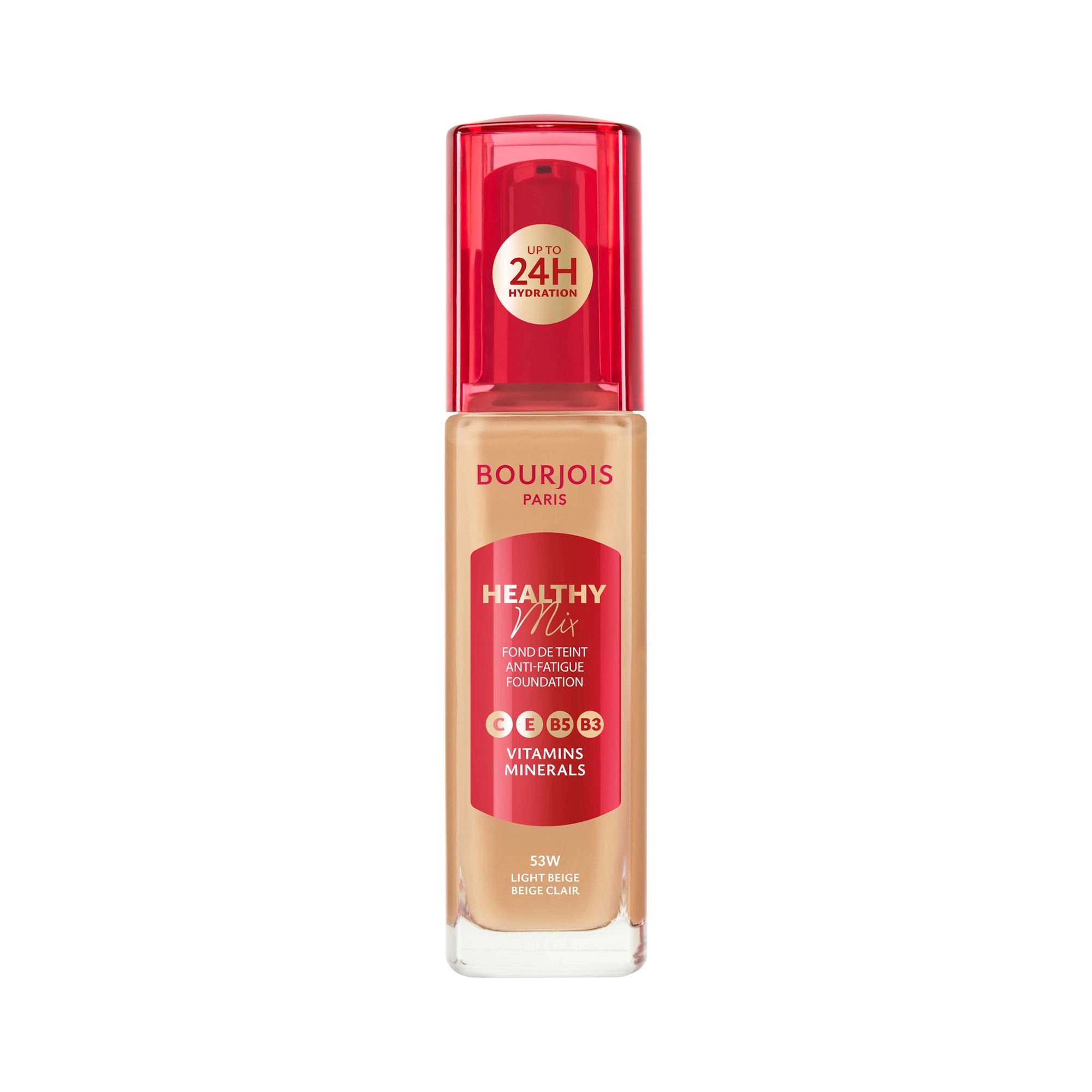 Bourjois Healthy Mix Anti-Fatigue Foundation 53W-Light Beige