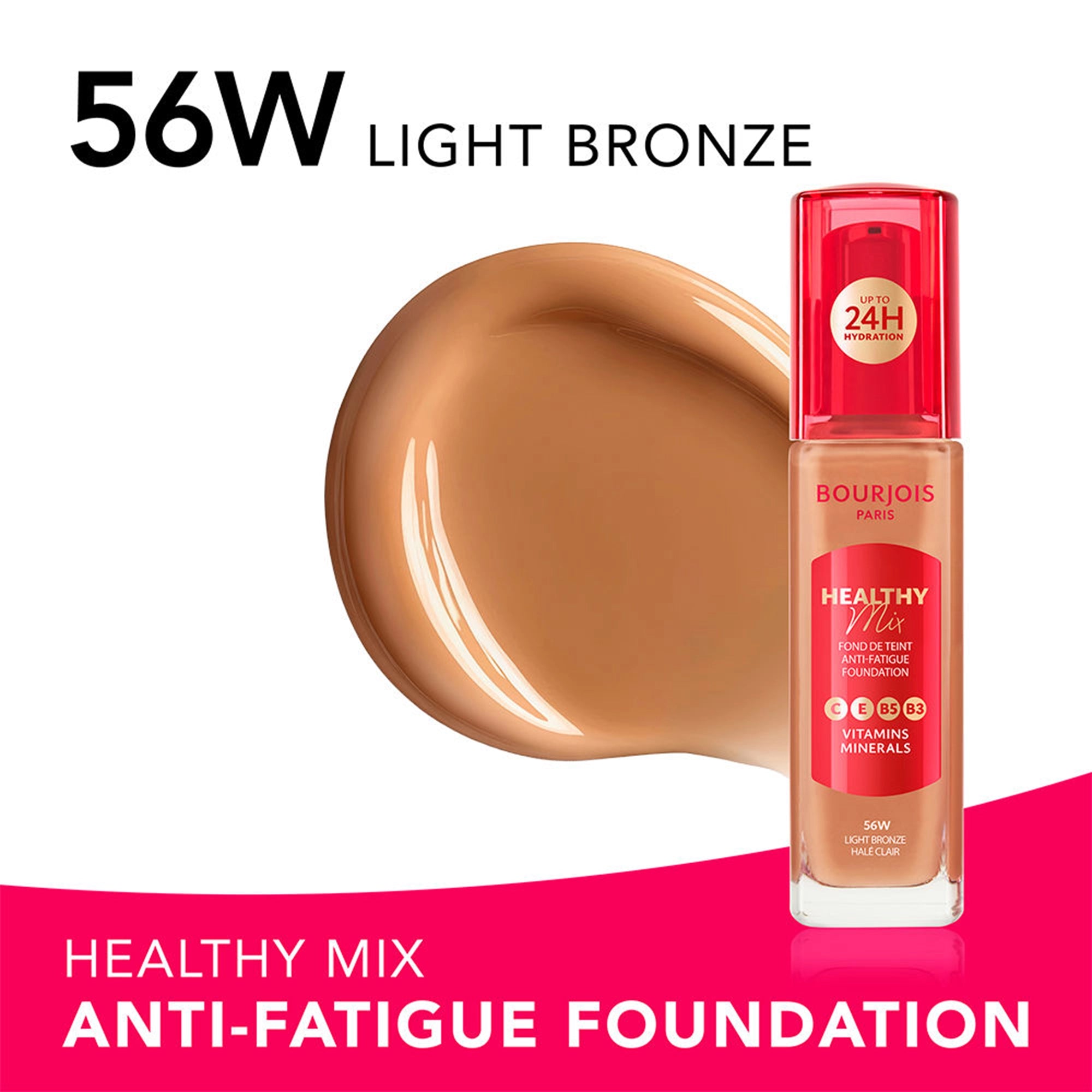 Bourjois Healthy Mix Anti-Fatigue Foundation56W-Light Bronze