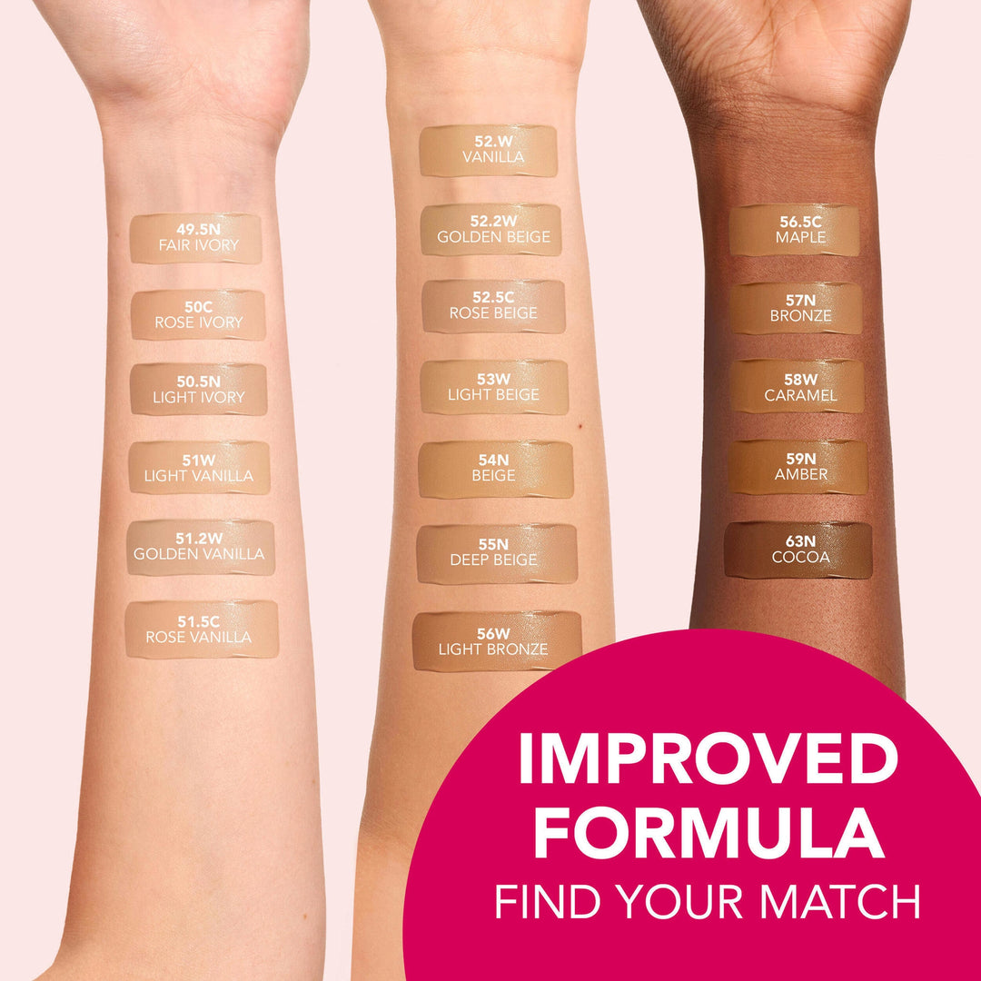 61533-Bourjois Healthy Mix Anti-Fatigue Foundation 54N-Beige +2