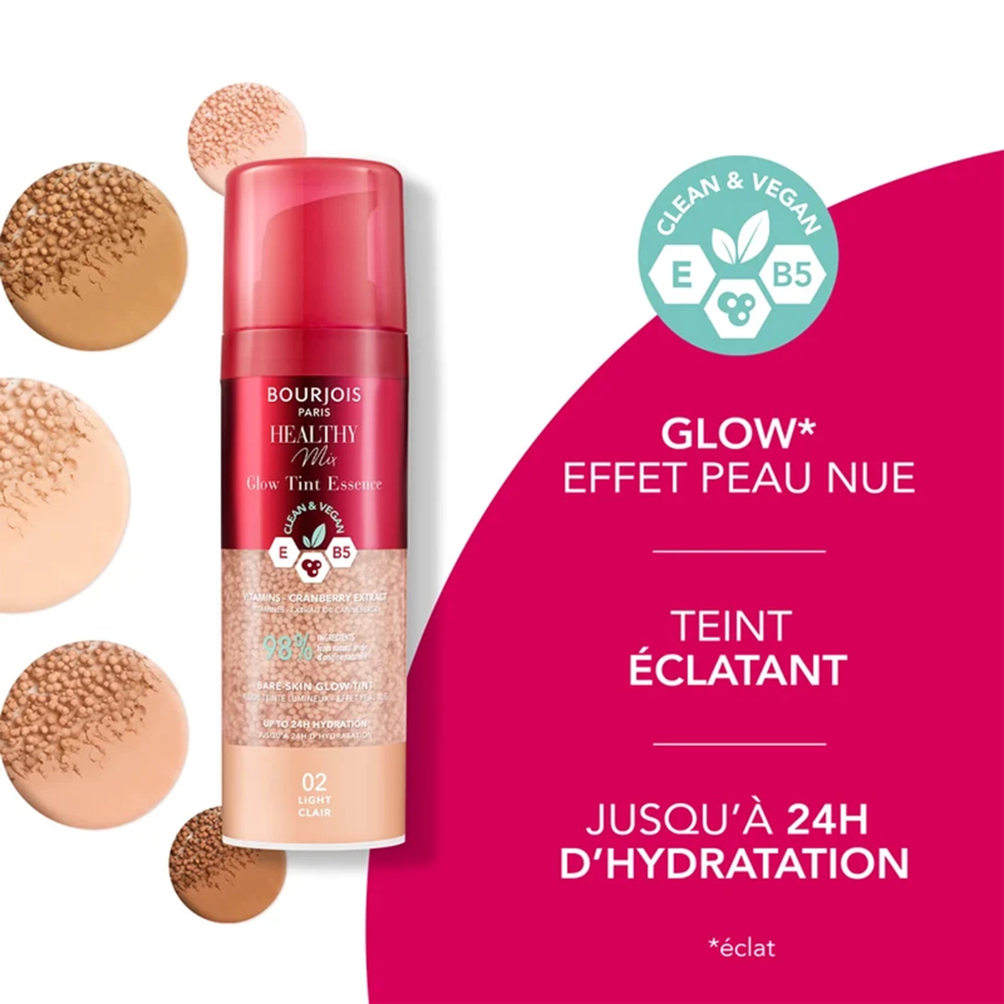 61540-Bourjois Healthy Mix Glow Tint Essence 040-Medium