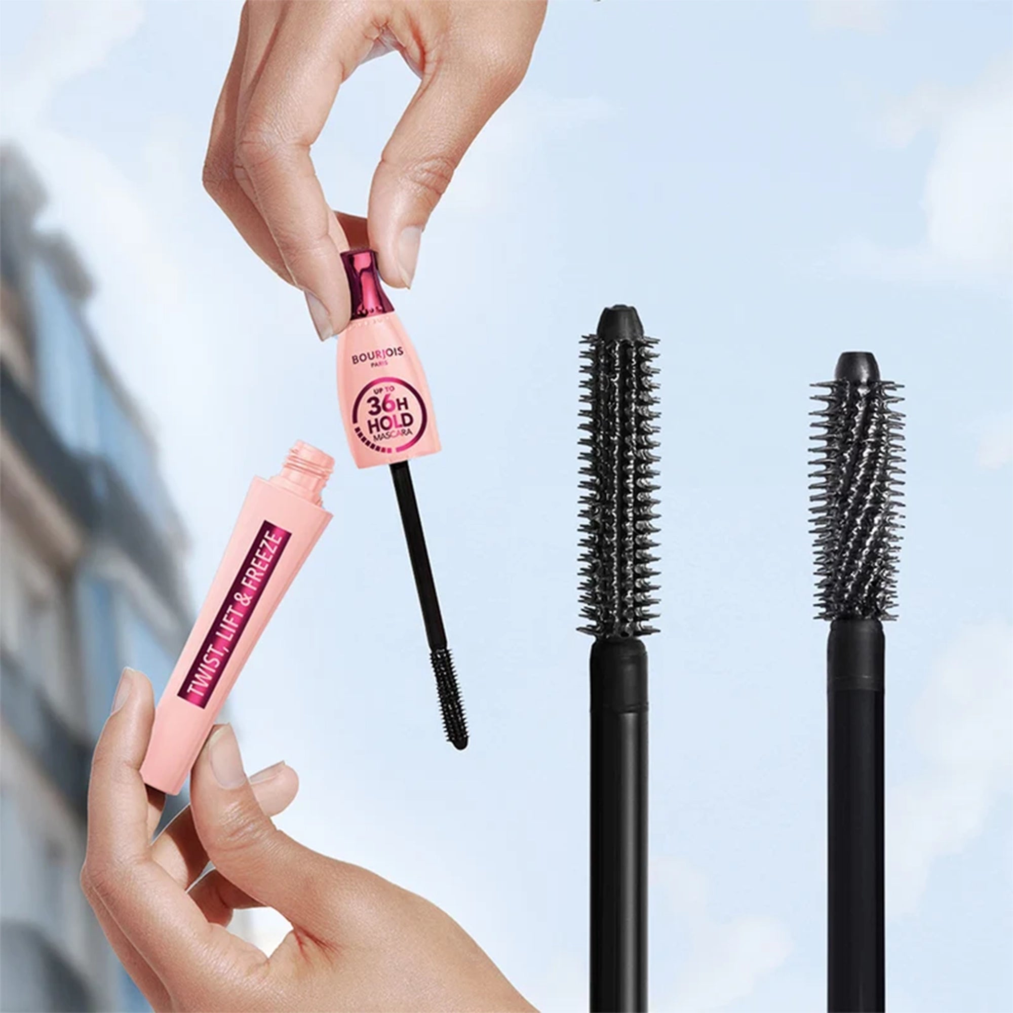 61545-Bourjois Up To 36H Hold Mascara 8ml 1-Black +3