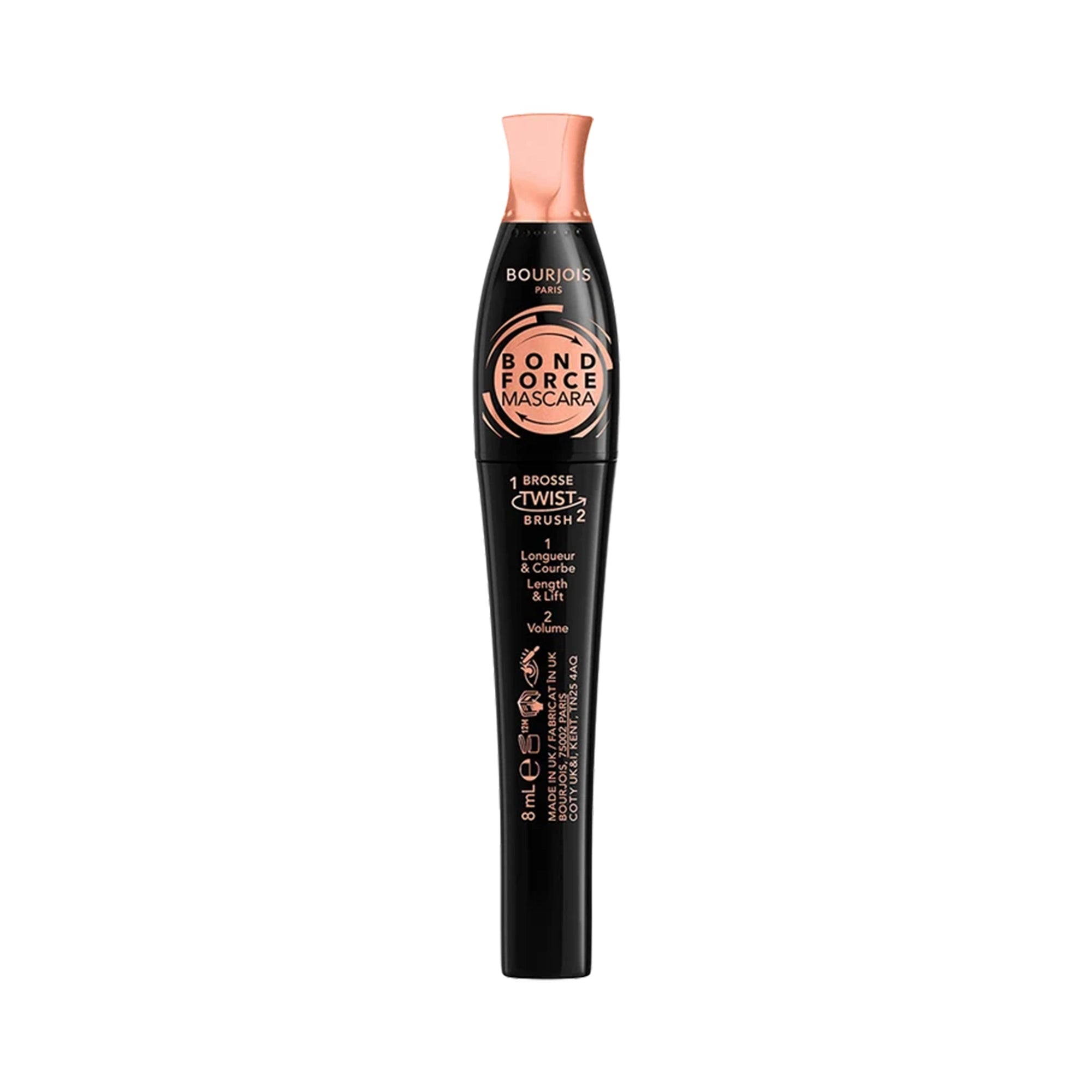 61546-Bourjois Bond Force Mascara 8ml 1-Black