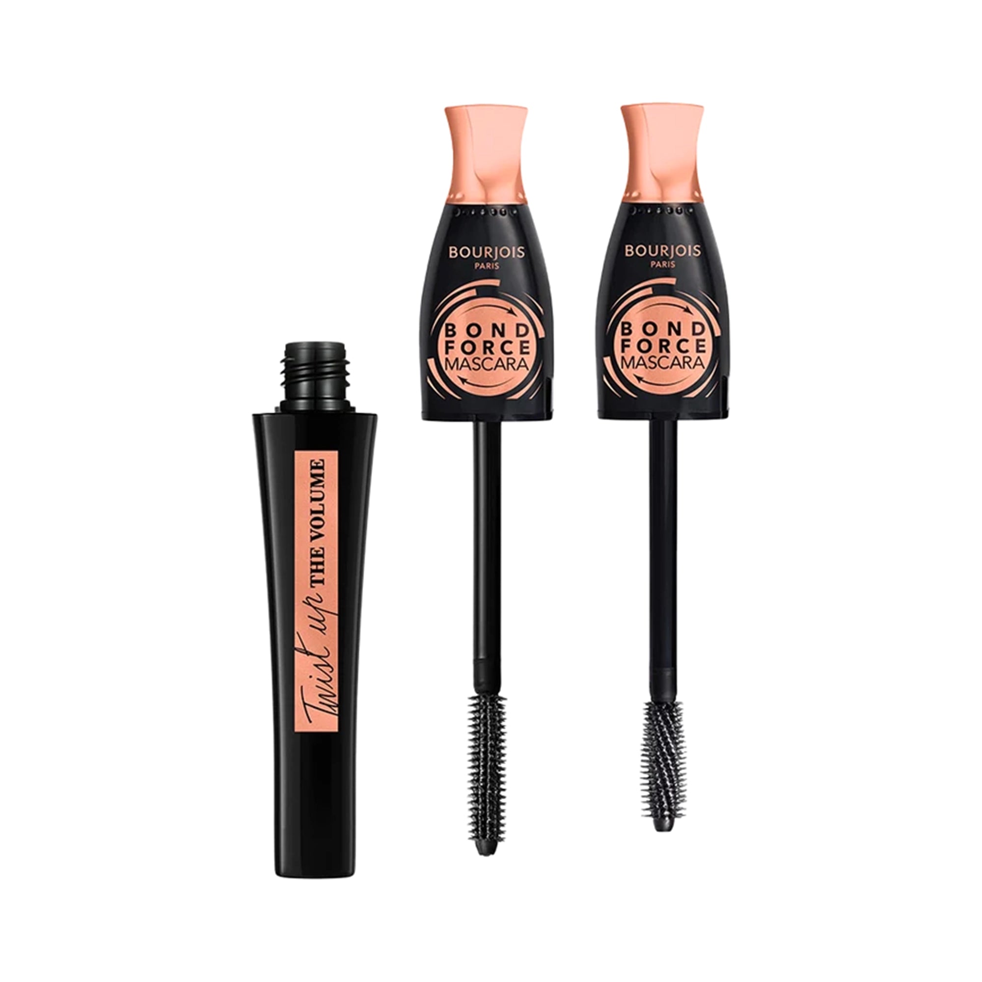 61546-Bourjois Bond Force Mascara 8ml 1-Black +2