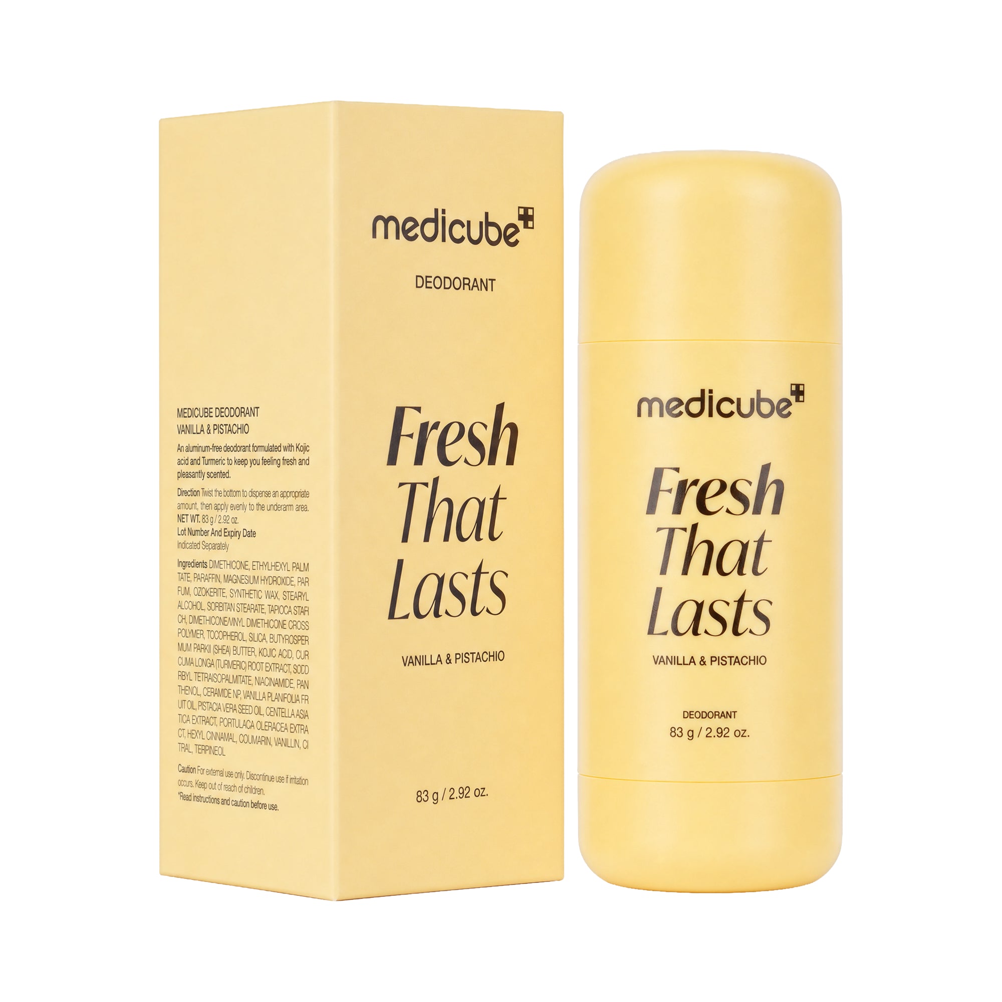 Medicube Deodorant Fresh That Lasts 83g - Vanilla & Pistachio