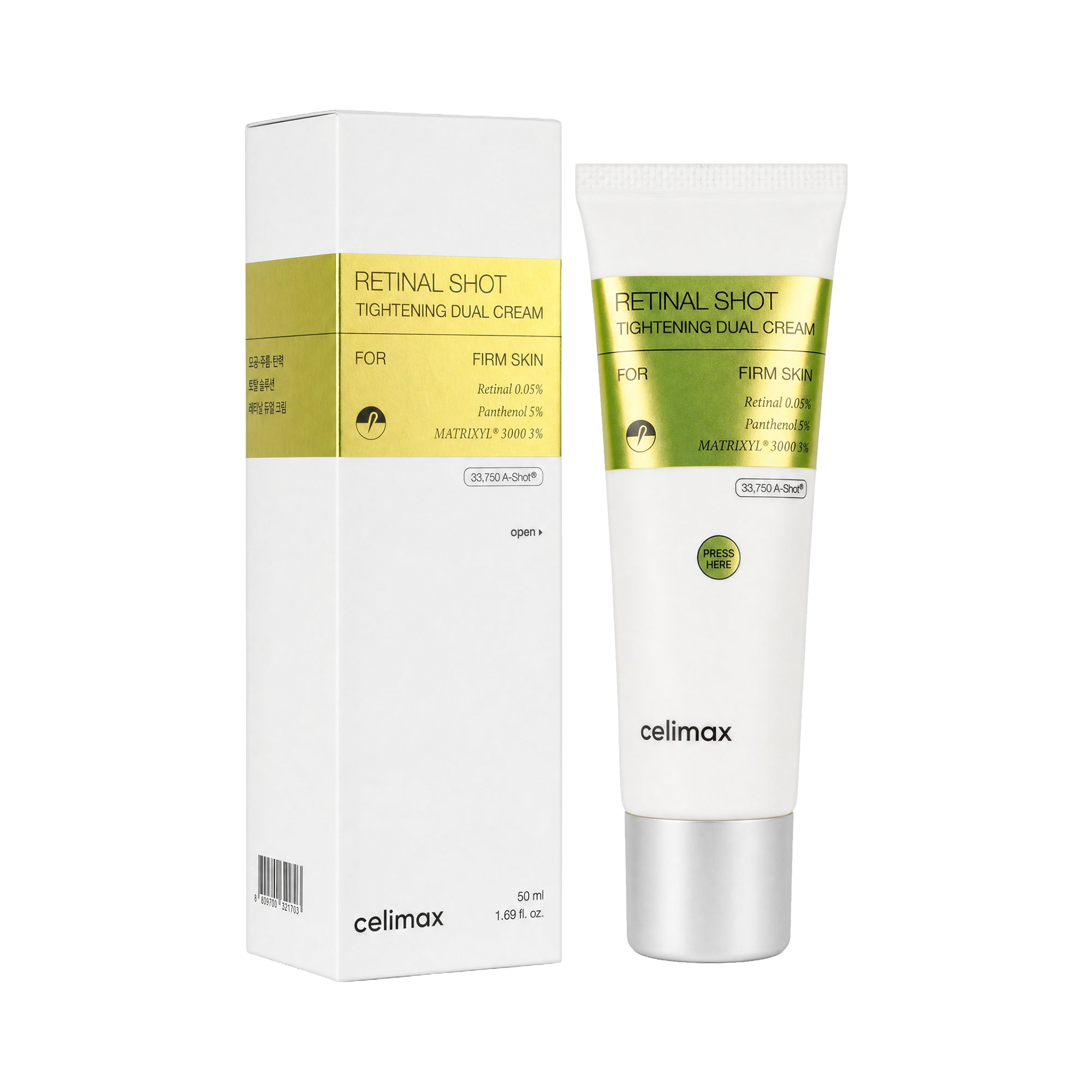 Celimax Retinal Shot Tightening Dual Cream 50ml