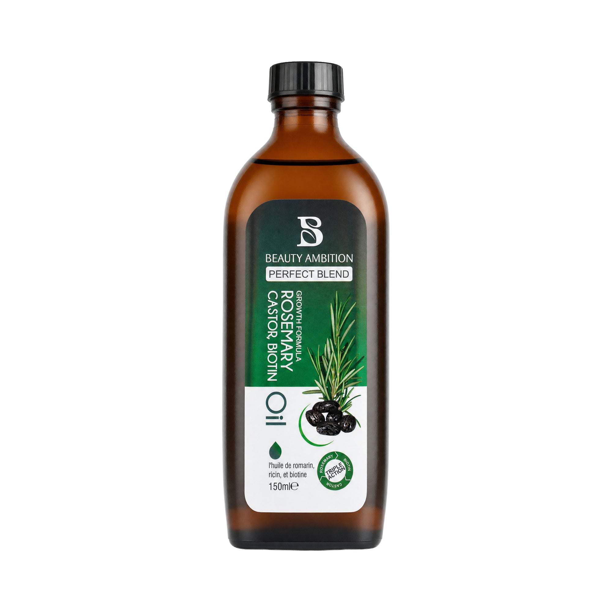 Beauty Ambition Rosemary Castor,Biotin Oil 150ml