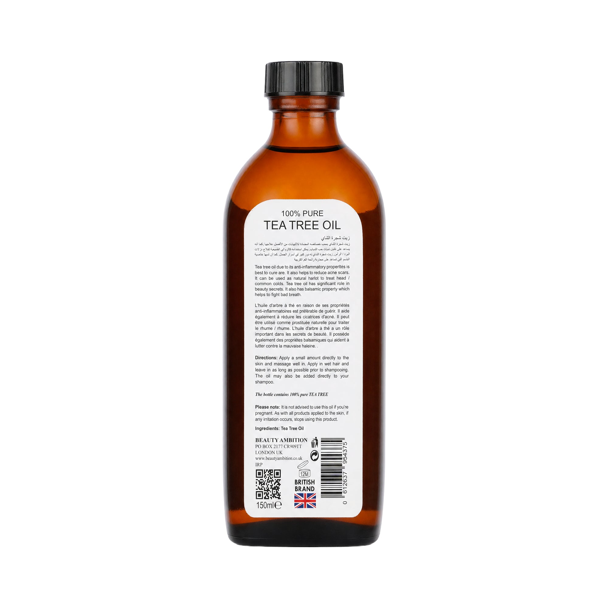 Beauty Ambition Tea Tree Oil 150ml