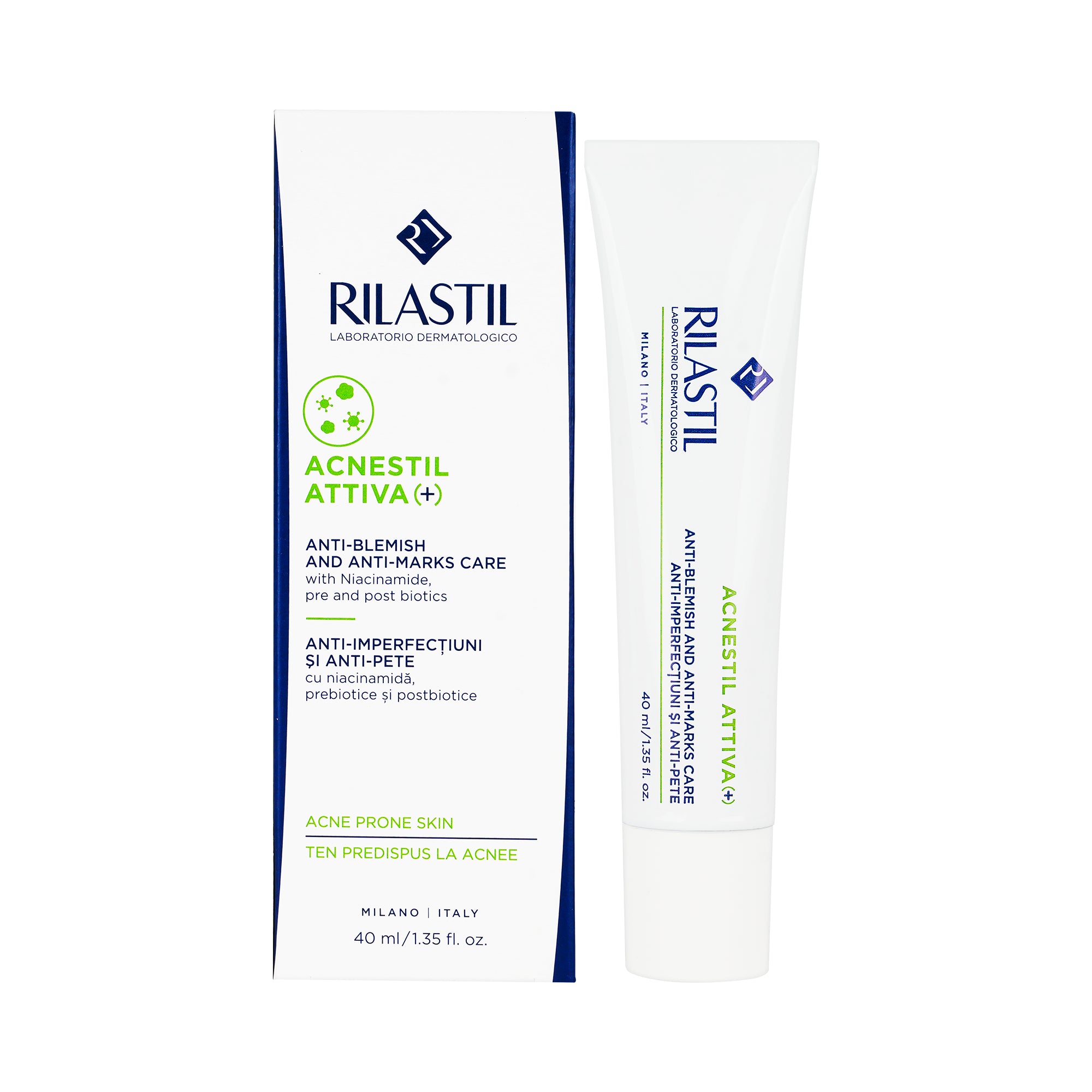 Rilastil Acnestil Attiva (+) Anti-Blemish&Anti-Marks Cr 40ml