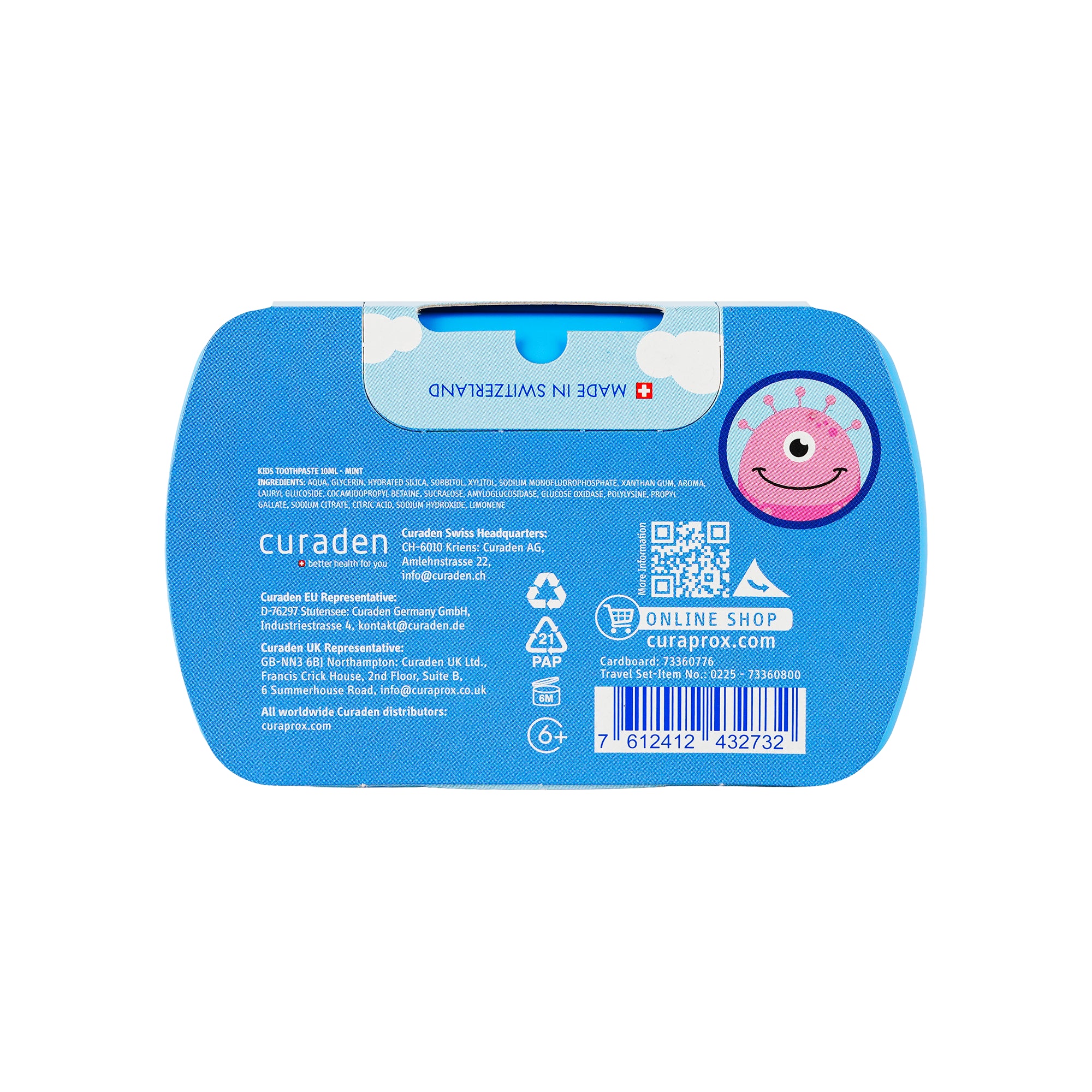 Curaprox Travel Set Kids-Blue