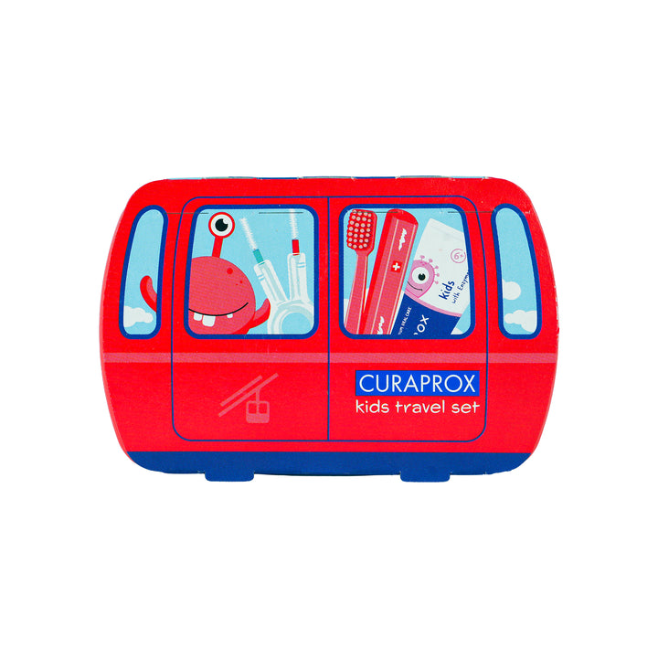 61565-Curaprox Travel Set Kids-Red +1