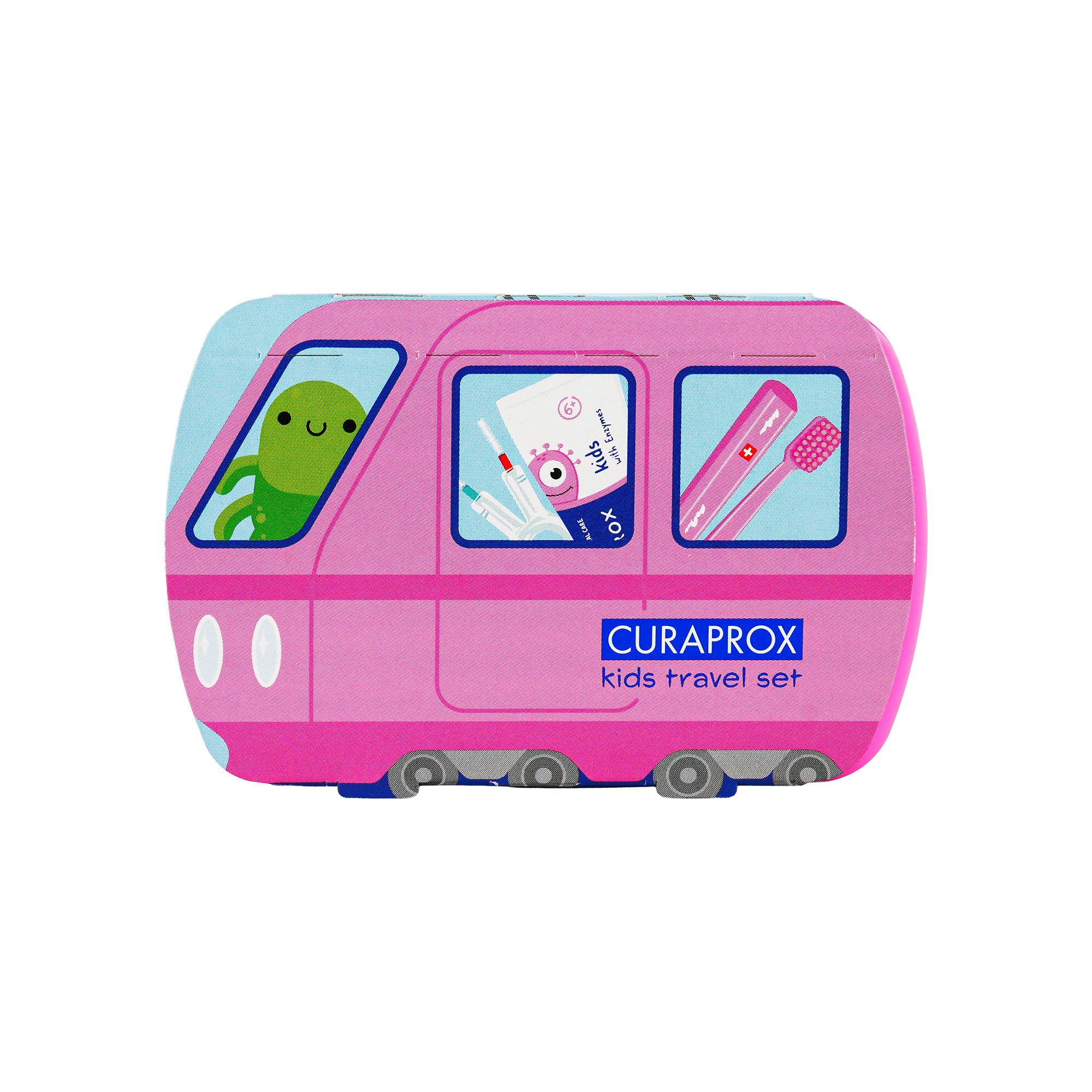 Curaprox Travel Set Kids-Pink