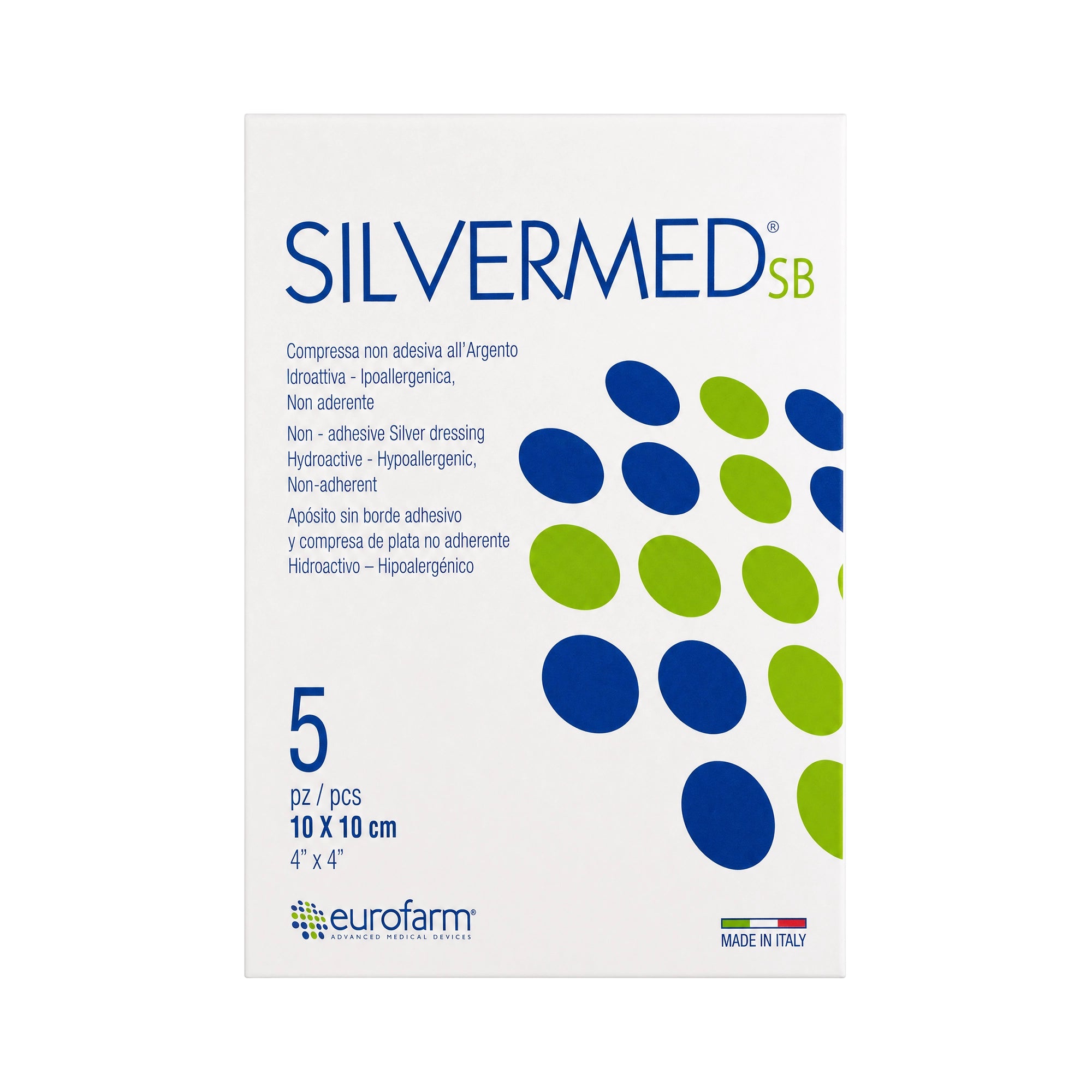 61572-Eurofarm Silvermed SB 10x10cm 5pcs 