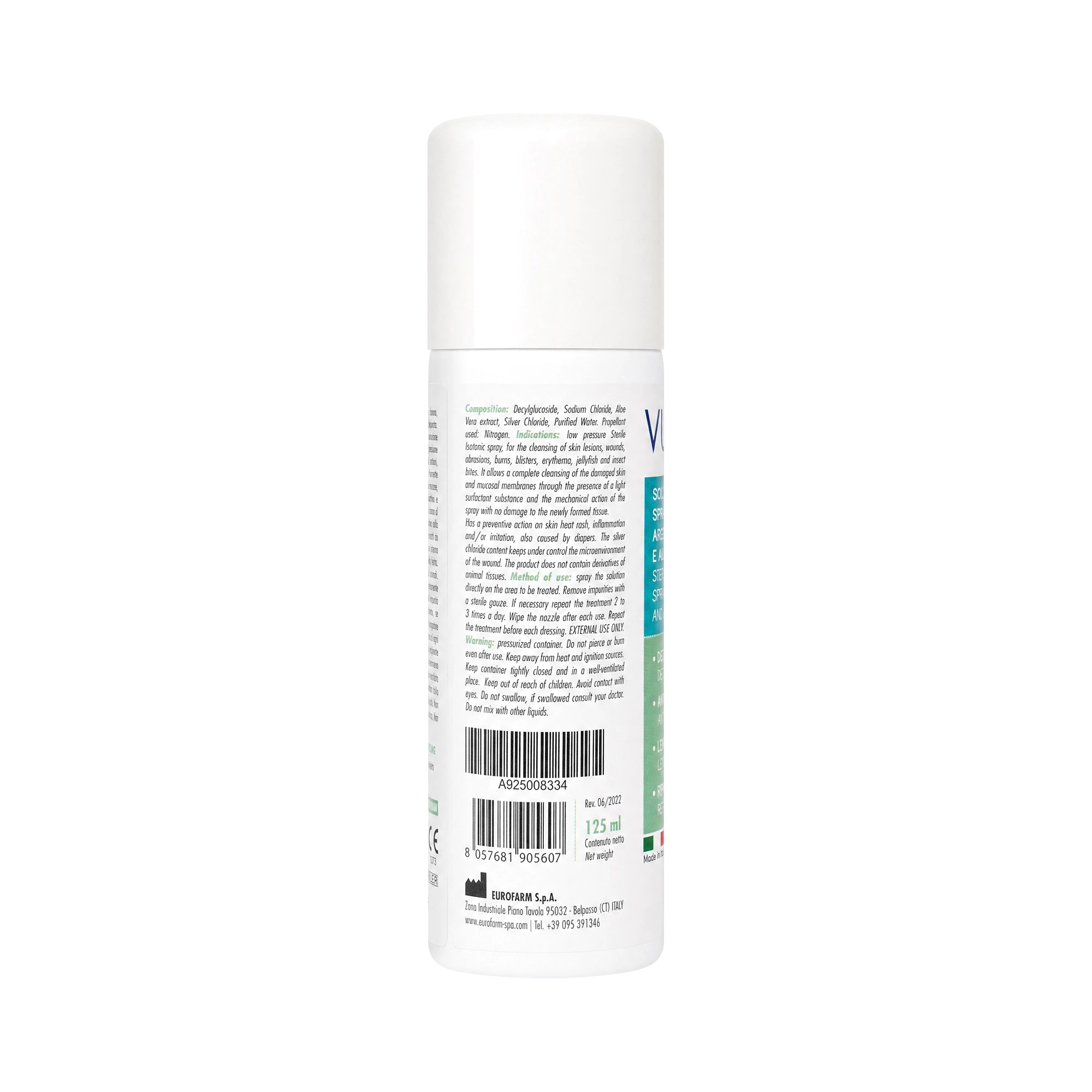 61578-Eurofarm Vulnomed Spray 125ml +2