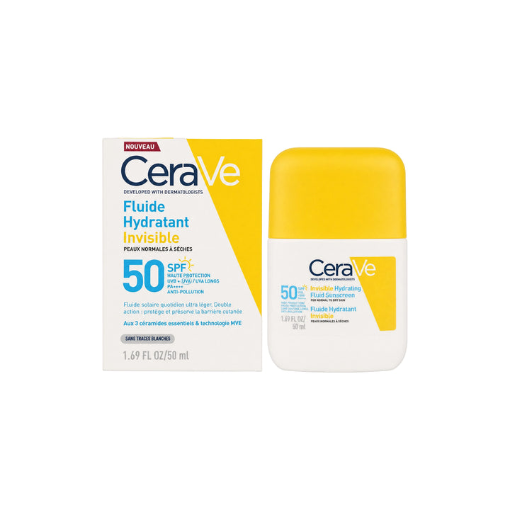 61589-Cerave Invisible Hydrating Fluid Sun Screen SPF50 50ml