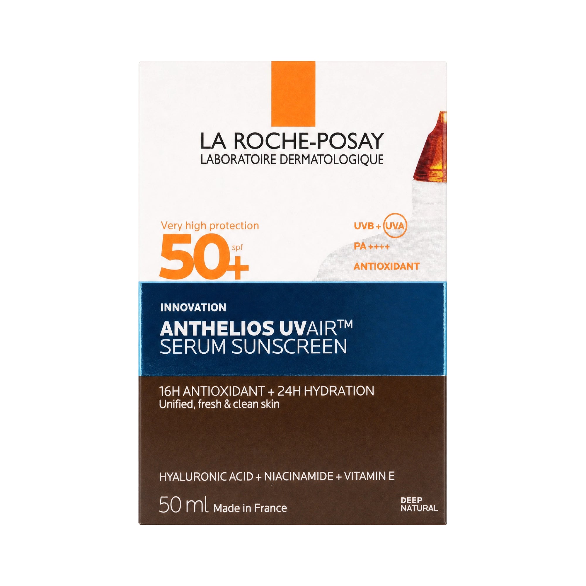 61595-La Roche Posay Anthelios UV Sunscreen Serum SPF50+ 50ml-Deep +1