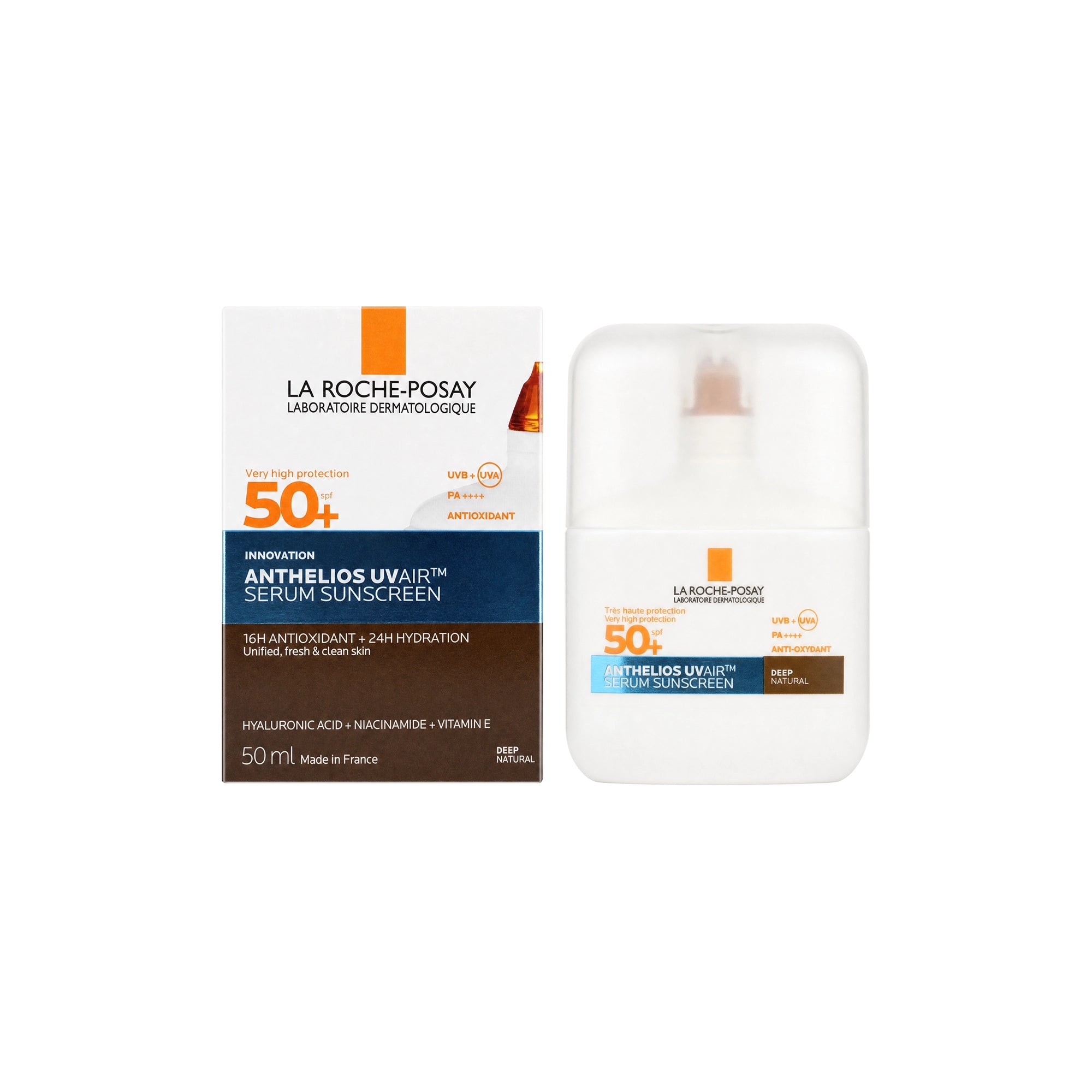 61595-La Roche Posay Anthelios UV Sunscreen Serum SPF50+ 50ml-Deep