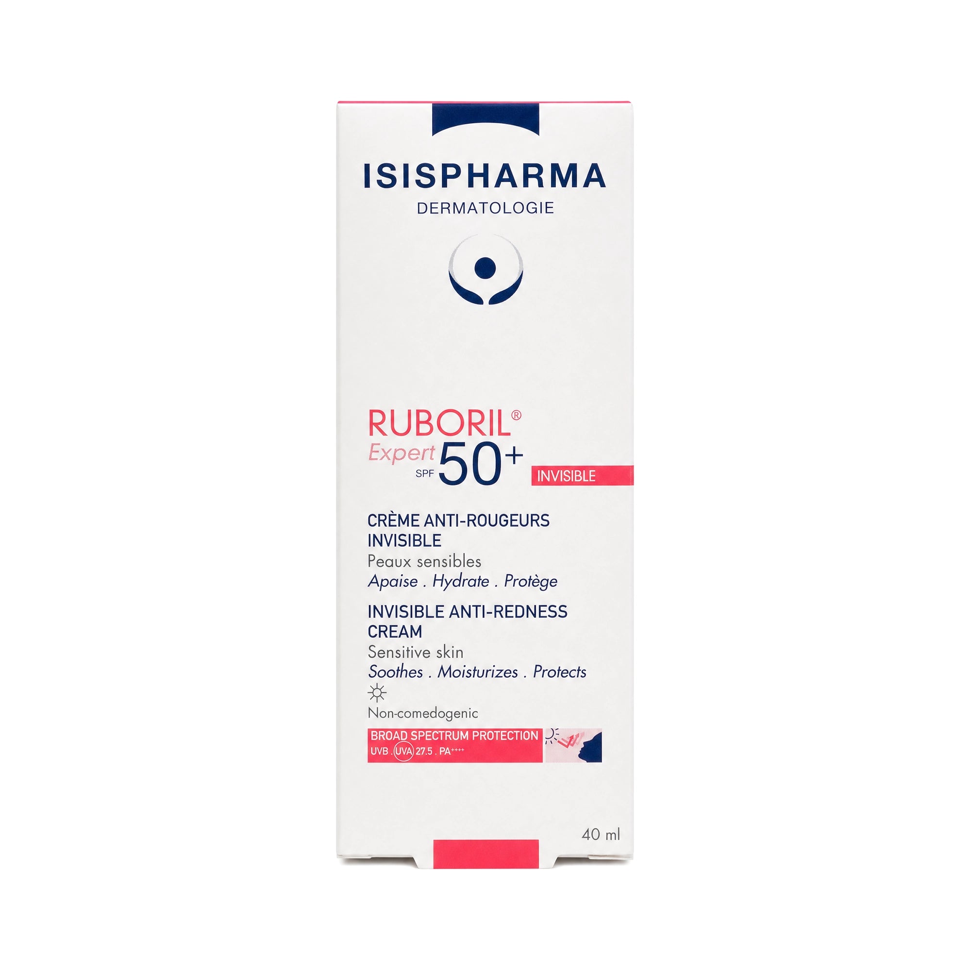 61605-Isis Ruboril Expert SPF50+ Invisible Anti-Redness Cream 40ml