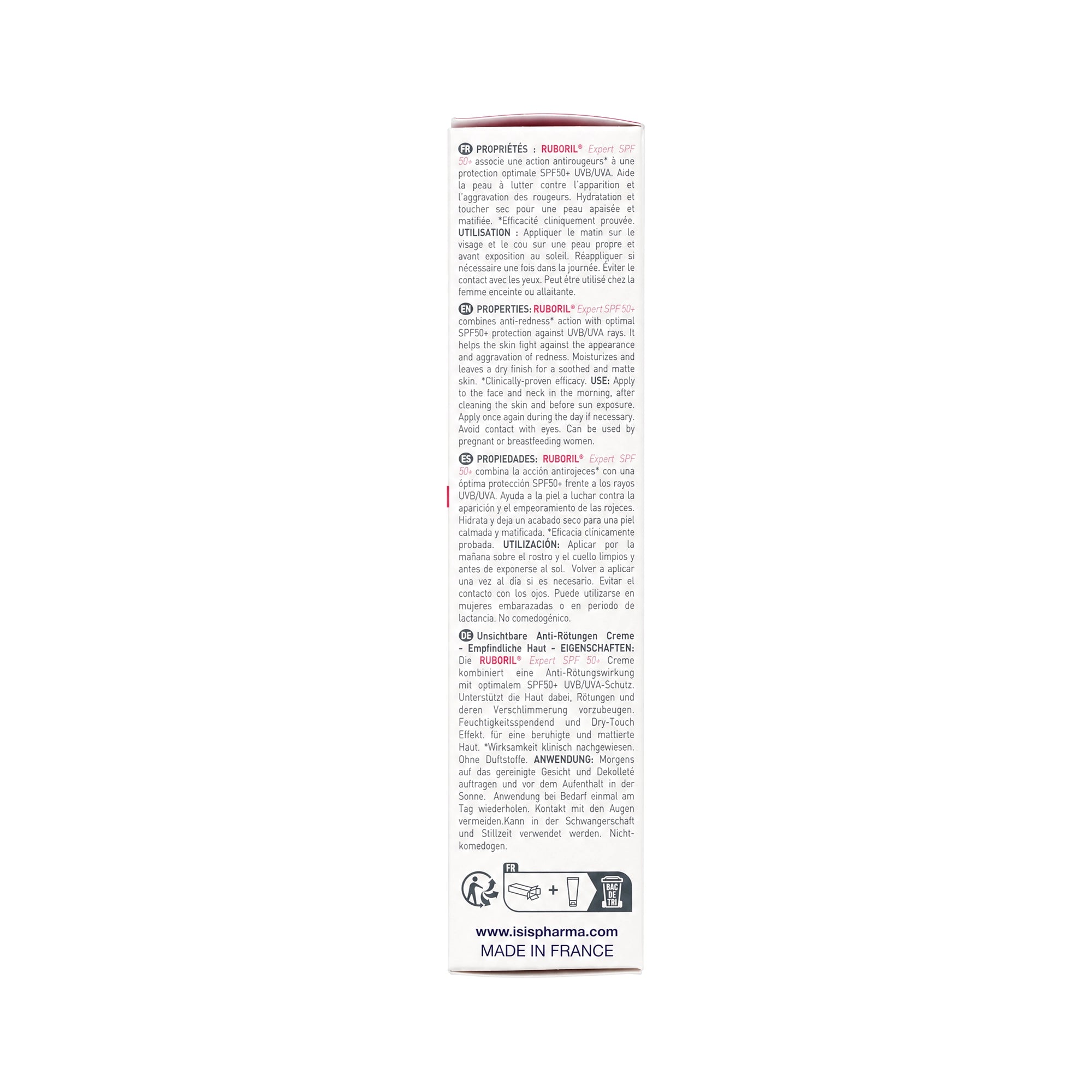 61605-Isis Ruboril Expert SPF50+ Invisible Anti-Redness Cream 40ml +4